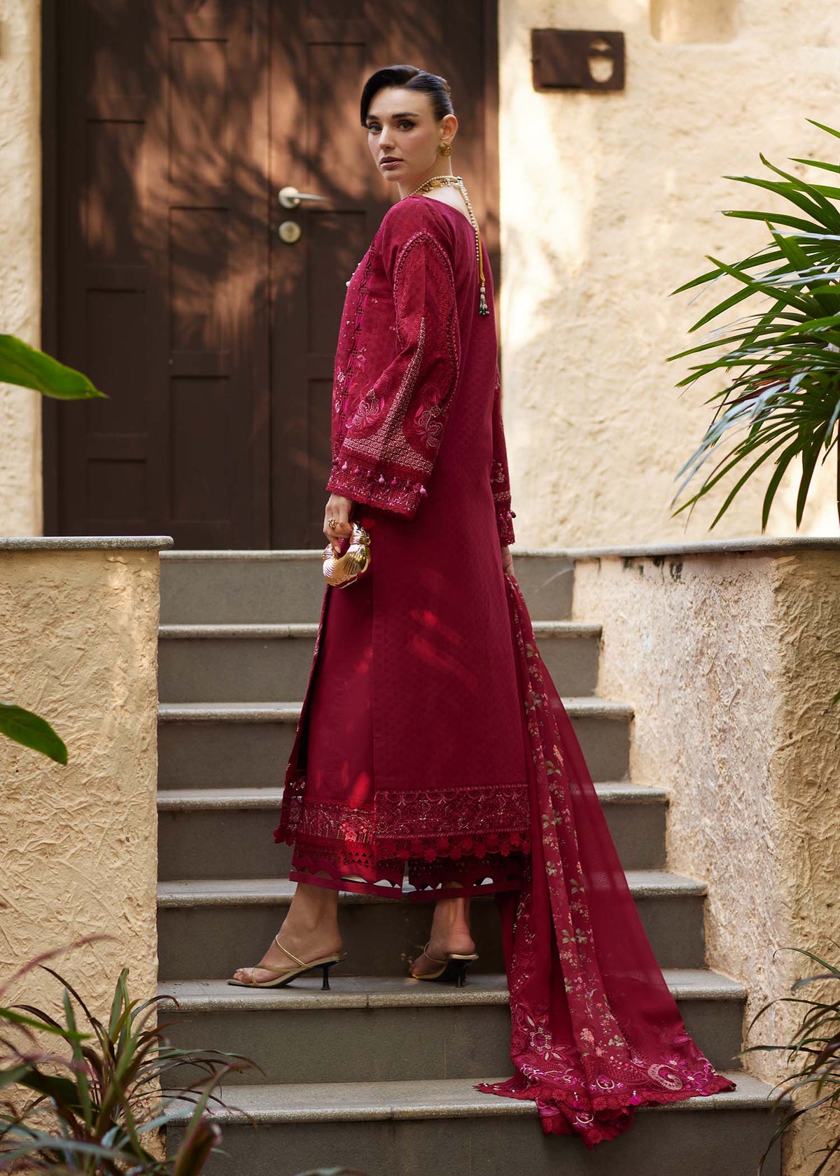 Kanwal Malik | Ariya Luxury Lawn 26 | Safa - by Libasekhas UK - Registered Vendor of : Kanwal Malik - 100% Original Designer Dress