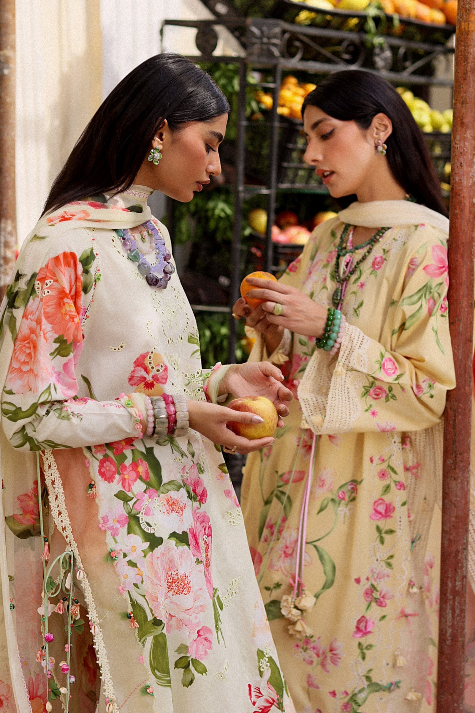 Zaha | Festive Lawn 26 | HIMALAYAN BELL MIST (ZF26-01) - by Libasekhas UK - Registered Vendor of : Zaha - 100% Original Designer Dress