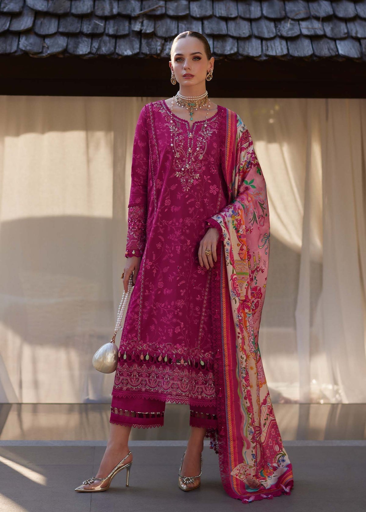 Kanwal Malik | Ariya Luxury Lawn 26 | Avelyn - by Libasekhas UK - Registered Vendor of : Kanwal Malik - 100% Original Designer Dress