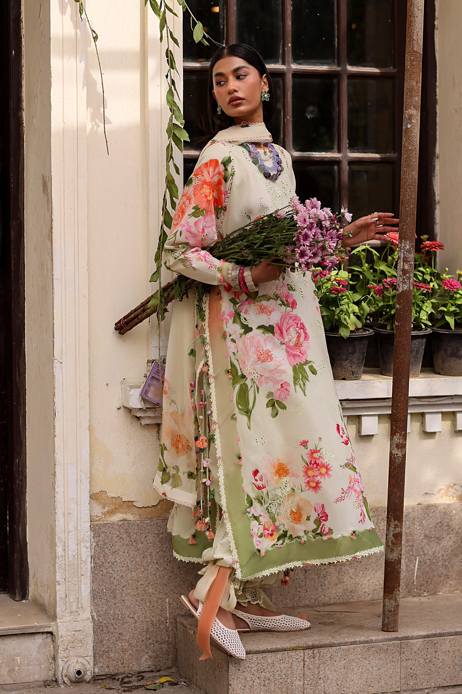 Zaha | Festive Lawn 26 | DAHLIA (ZF26-06) - by Libasekhas UK - Registered Vendor of : Zaha - 100% Original Designer Dress