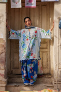 Zaha | Festive Lawn 26 | BLUE POPPY (ZF26-02) - by Libasekhas UK - Registered Vendor of : Zaha - 100% Original Designer Dress