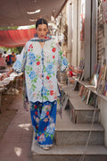 Zaha | Festive Lawn 26 | BLUE POPPY (ZF26-02) - by Libasekhas UK - Registered Vendor of : Zaha - 100% Original Designer Dress