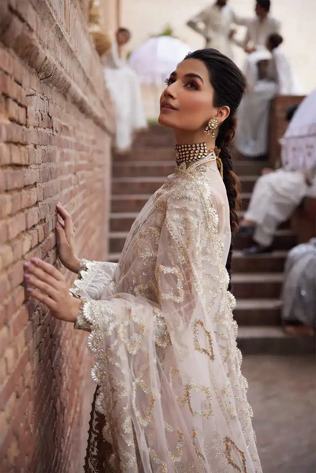 Afrozeh | Dastangoi Wedding Formals | Meharbano - by - Libasekhas UK - Registered Vendor of : Afrozeh - 100% Original Designer Dresss