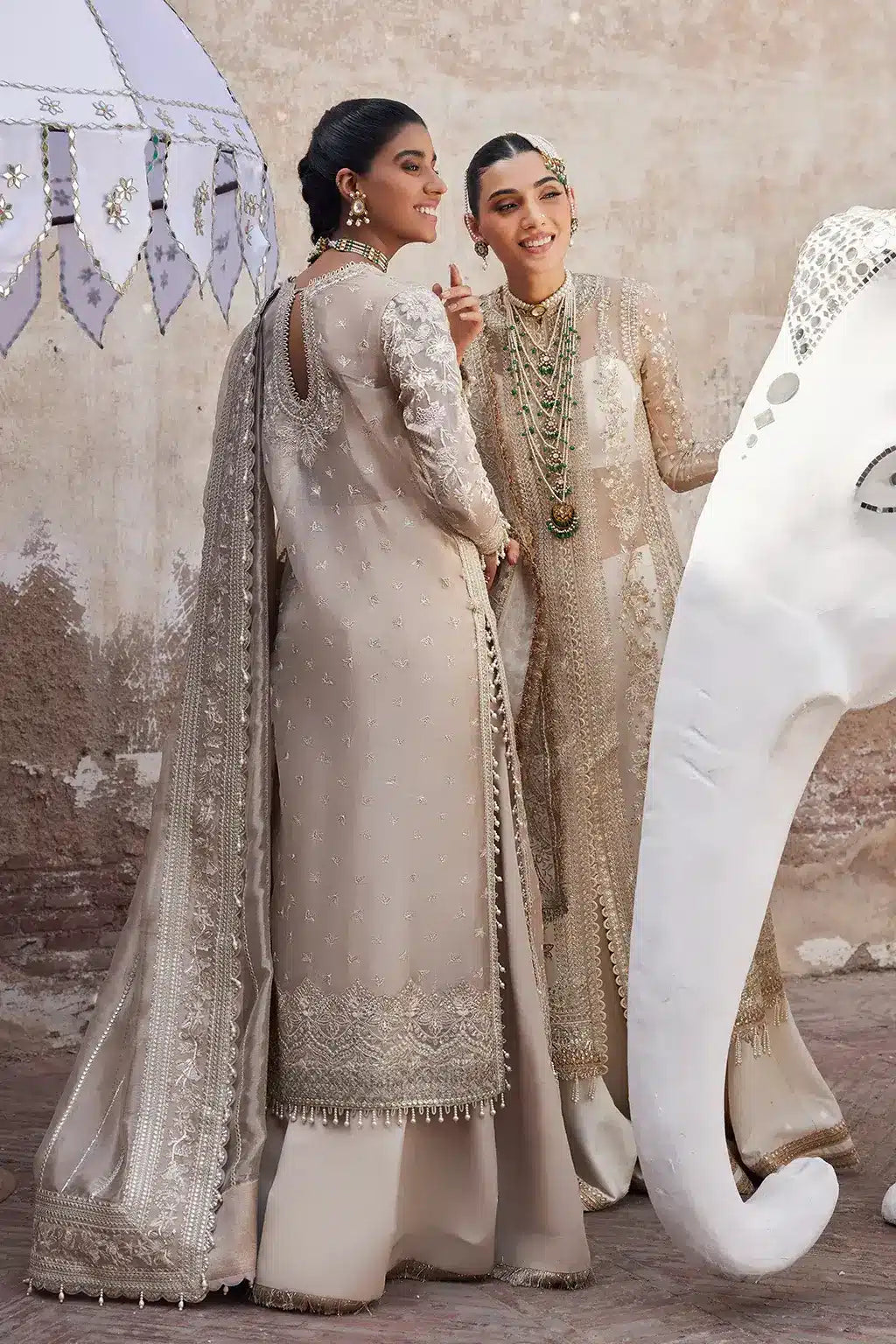 Afrozeh | Dastangoi Wedding Formals | Ulfat - by - Libasekhas UK - Registered Vendor of : Afrozeh - 100% Original Designer Dresss