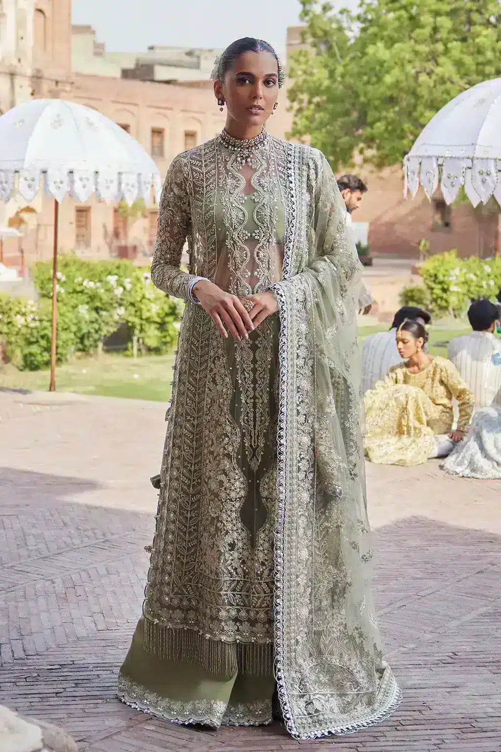 Afrozeh | Dastangoi Wedding Formals | Nigar - by - Libasekhas UK - Registered Vendor of : Afrozeh - 100% Original Designer Dresss