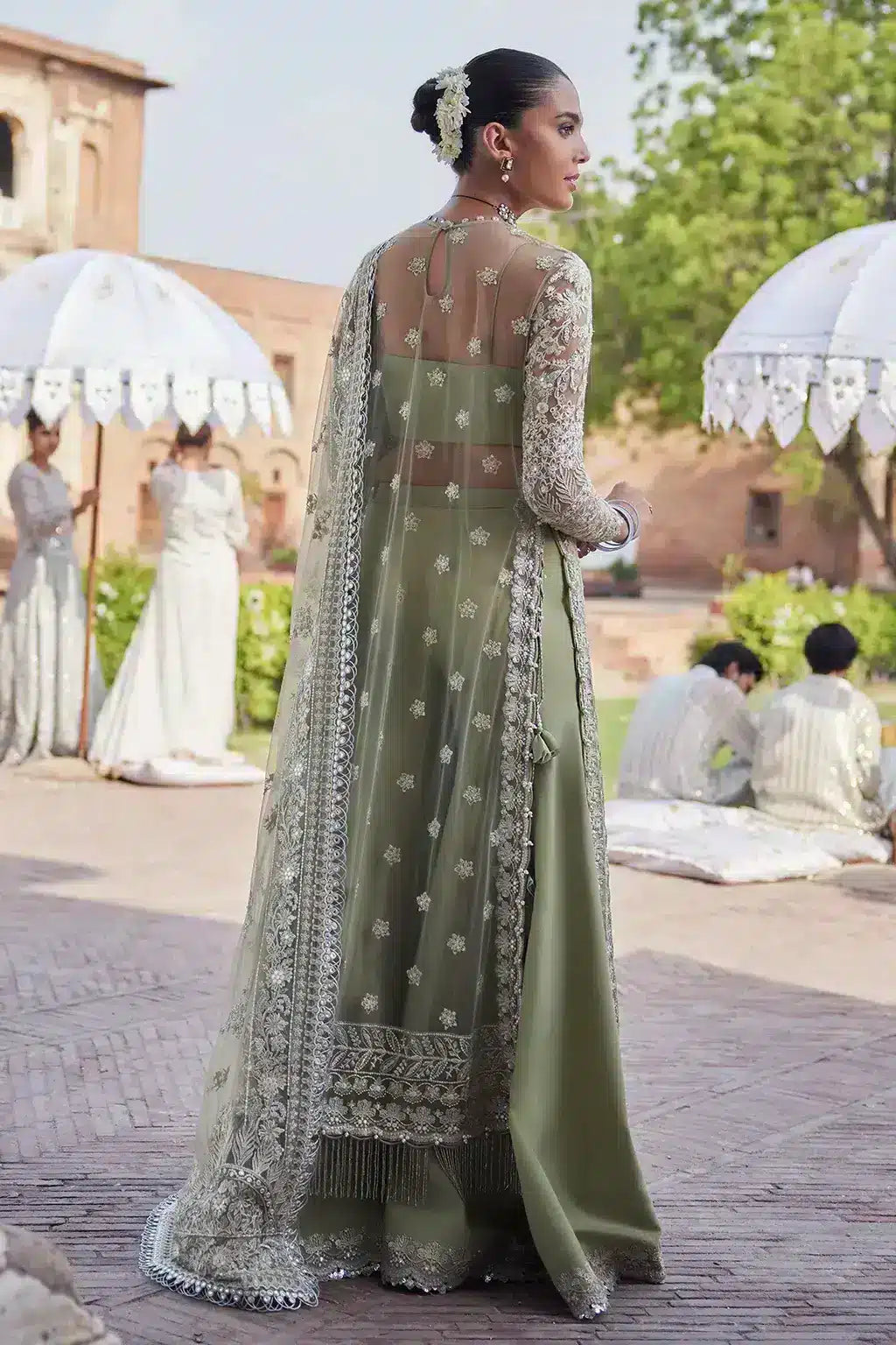Afrozeh | Dastangoi Wedding Formals | Nigar - by - Libasekhas UK - Registered Vendor of : Afrozeh - 100% Original Designer Dresss