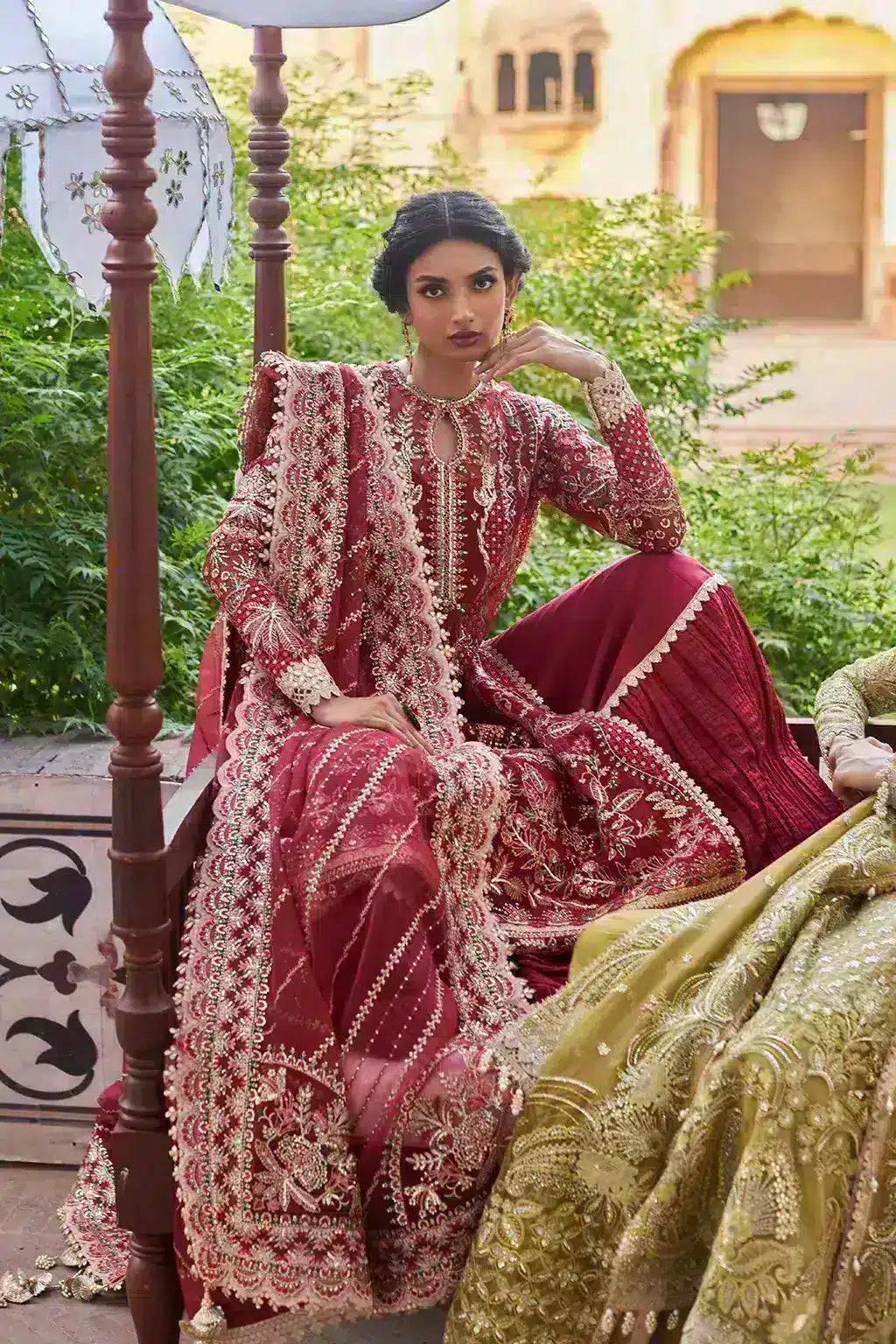 Afrozeh | Dastangoi Wedding Formals | Noor Jehan - by - Libasekhas UK - Registered Vendor of : Afrozeh - 100% Original Designer Dresss