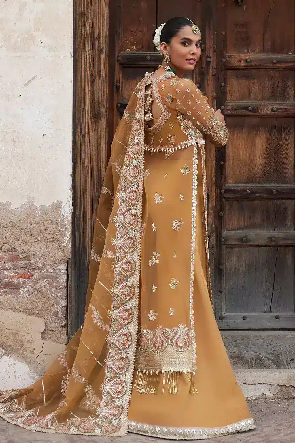 Afrozeh | Dastangoi Wedding Formals | Shafaq - by - Libasekhas UK - Registered Vendor of : Afrozeh - 100% Original Designer Dresss