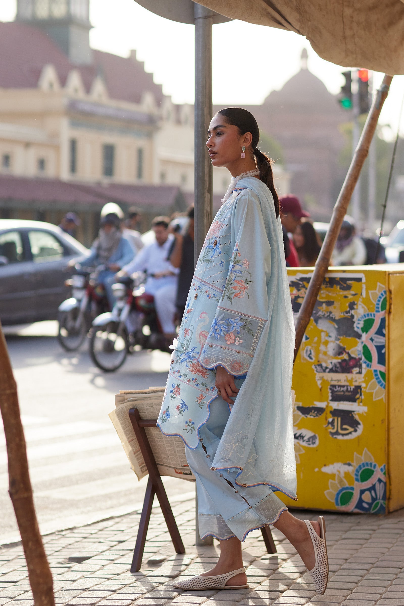 Zaha | Festive Lawn 26 | FORGET ME NOT BREEZE (ZF26-10) - by Libasekhas UK - Registered Vendor of : Zaha - 100% Original Designer Dress