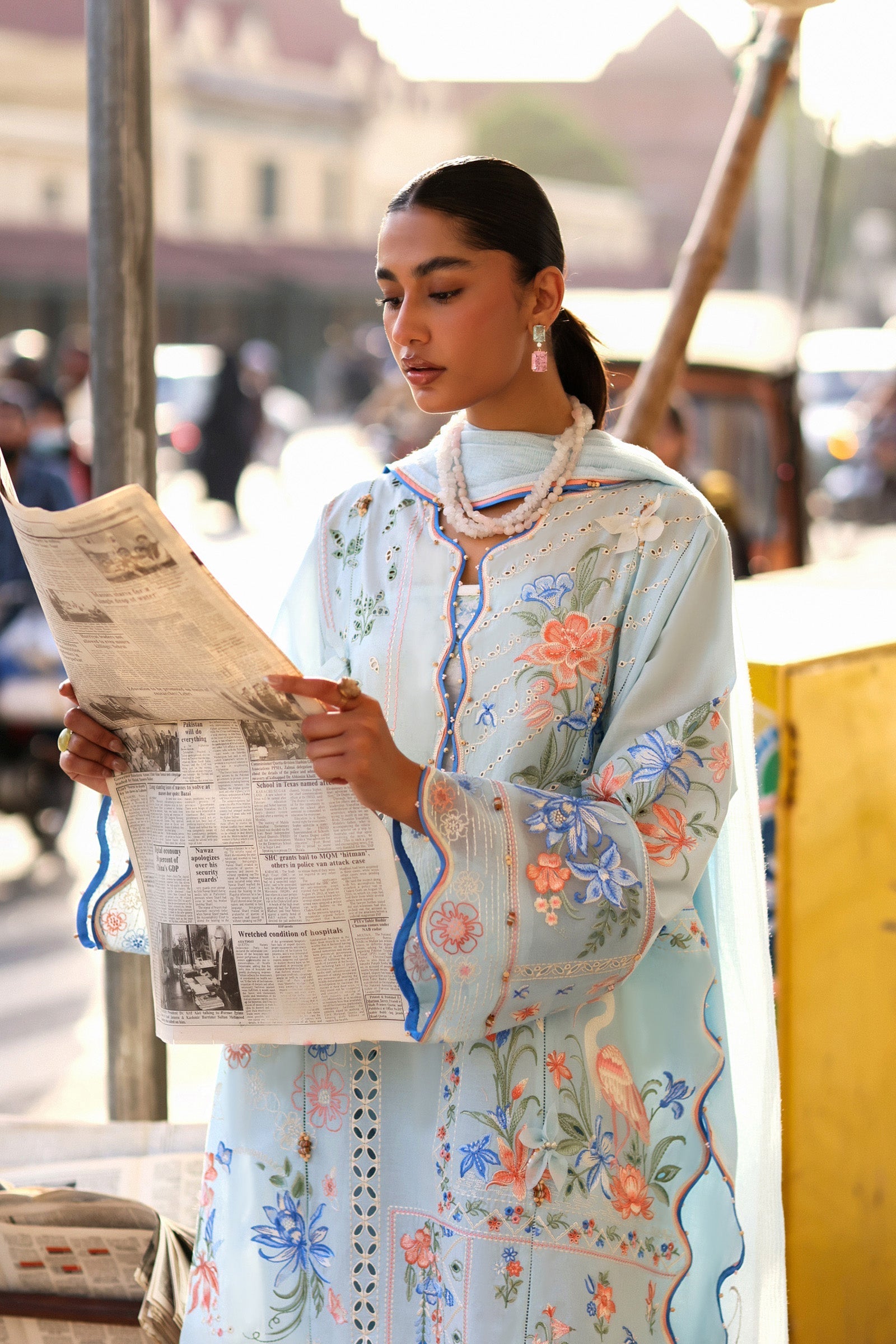 Zaha | Festive Lawn 26 | FORGET ME NOT BREEZE (ZF26-10) - by Libasekhas UK - Registered Vendor of : Zaha - 100% Original Designer Dress