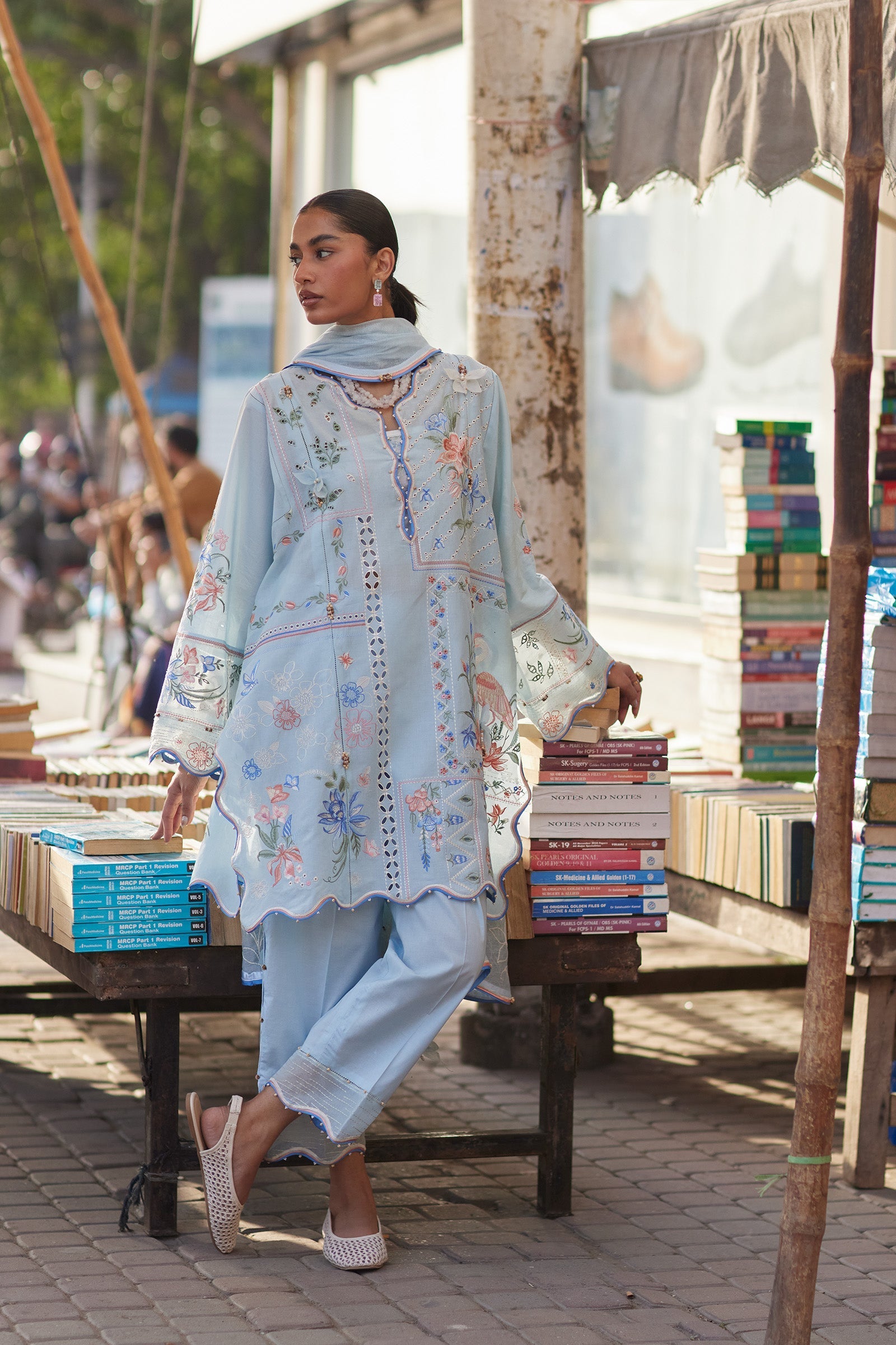 Zaha | Festive Lawn 26 | FORGET ME NOT BREEZE (ZF26-10) - by Libasekhas UK - Registered Vendor of : Zaha - 100% Original Designer Dress