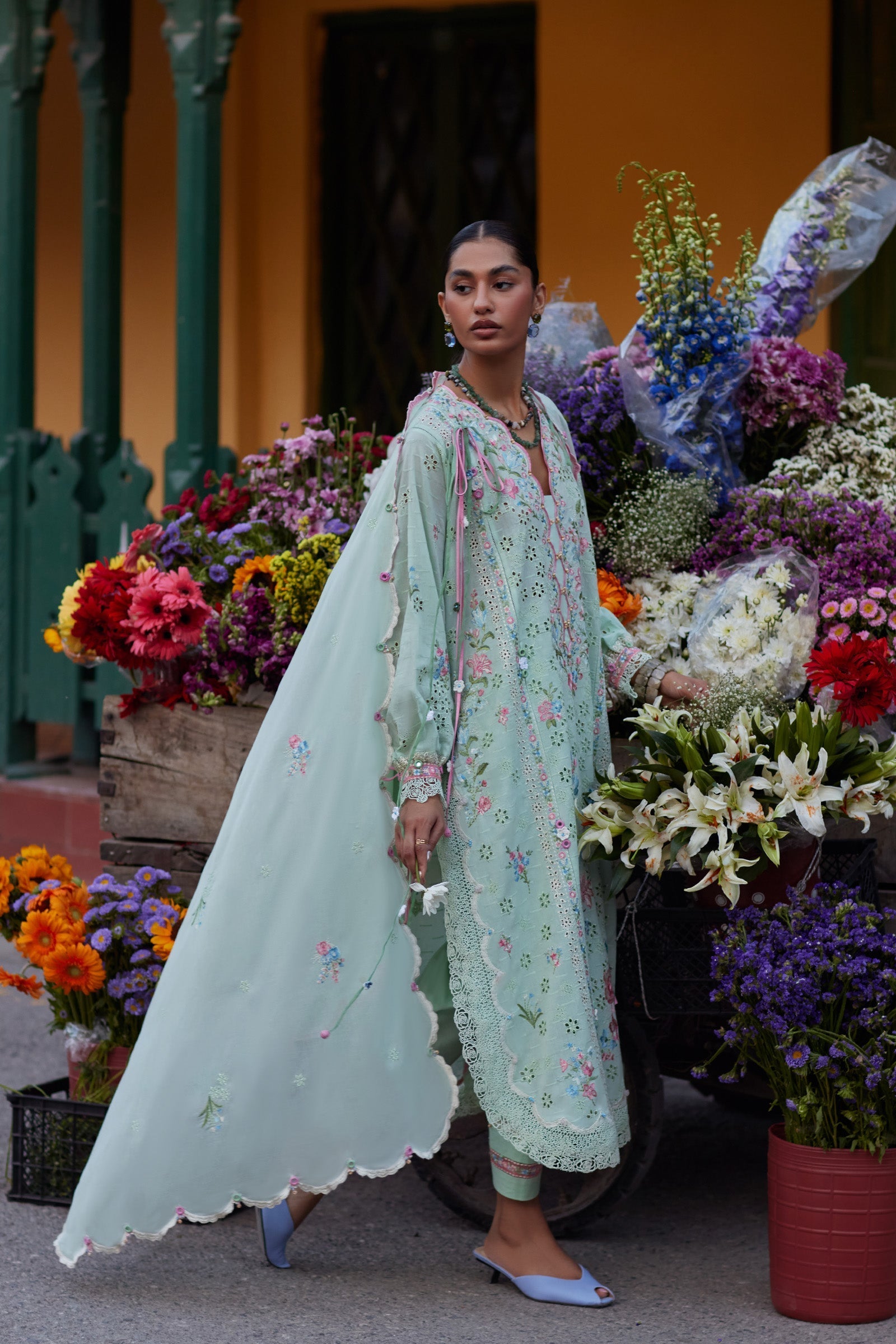 Zaha | Festive Lawn 26 | JADE VINE REVERIE (ZF26-12) - by Libasekhas UK - Registered Vendor of : Zaha - 100% Original Designer Dress