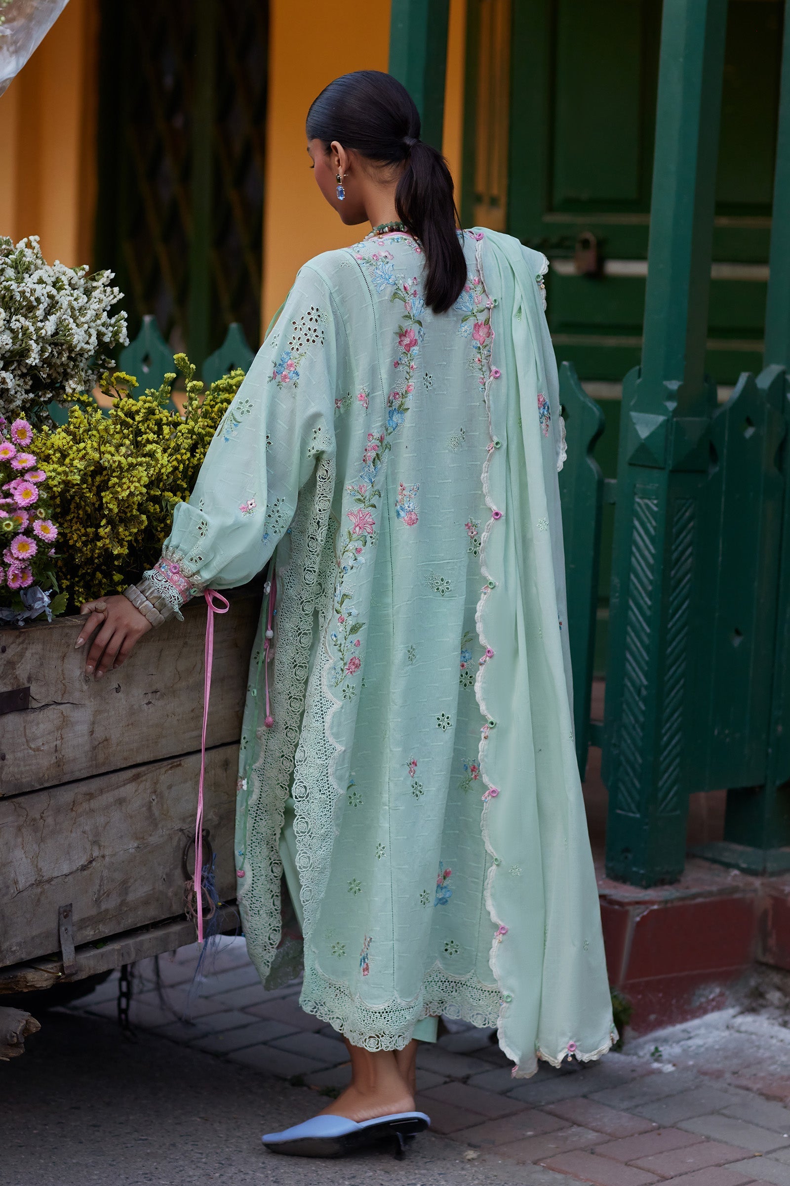 Zaha | Festive Lawn 26 | JADE VINE REVERIE (ZF26-12) - by Libasekhas UK - Registered Vendor of : Zaha - 100% Original Designer Dress