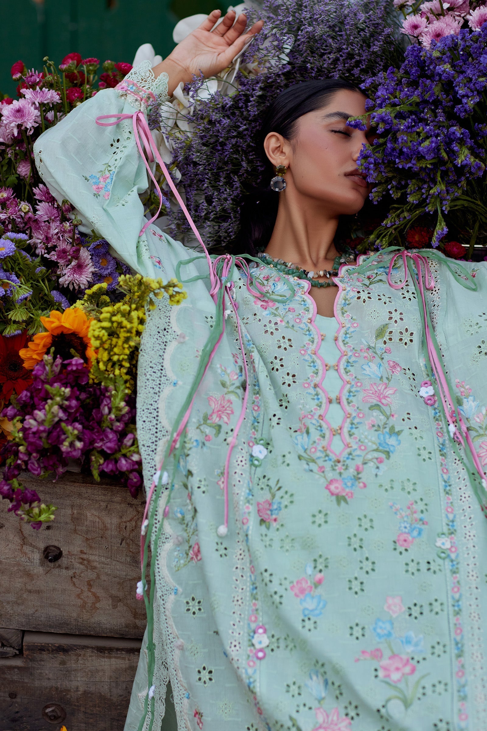 Zaha | Festive Lawn 26 | JADE VINE REVERIE (ZF26-12) - by Libasekhas UK - Registered Vendor of : Zaha - 100% Original Designer Dress
