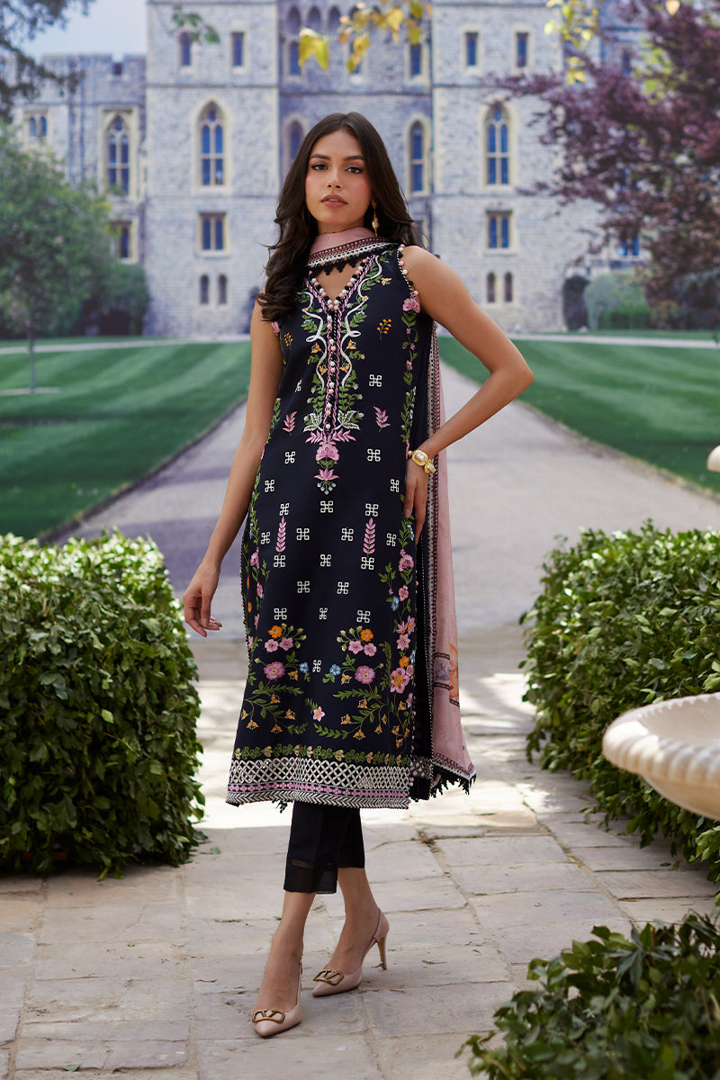 Mina Hassan | Chikankari Lawn 25 | Sasha - by - Libasekhas UK - Registered Vendor of : Mina Hasan - 100% Original Designer Dresss