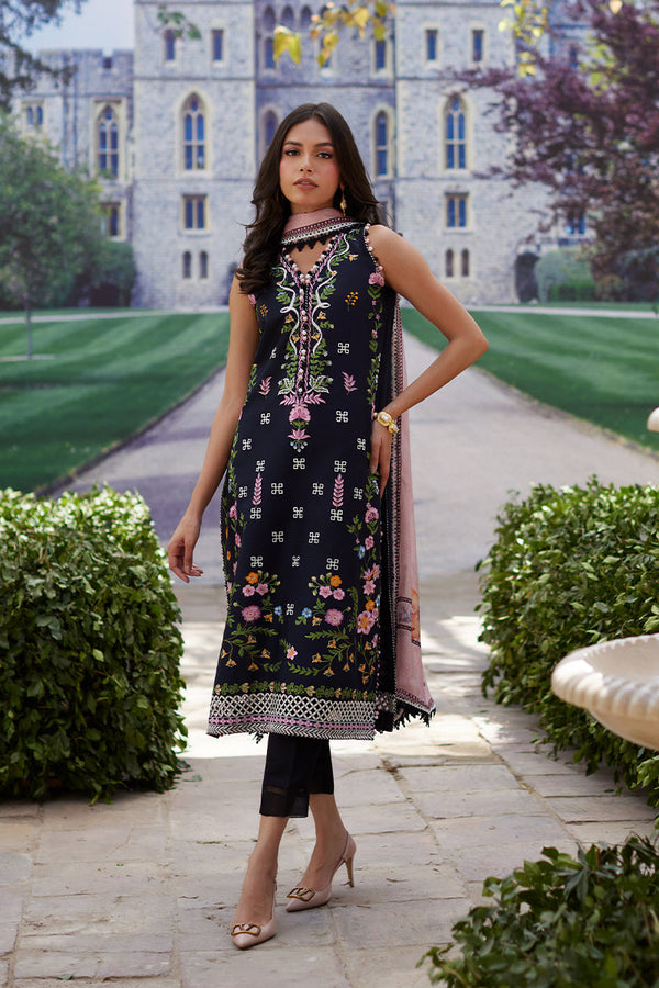 Mina Hassan | Chikankari Lawn 25 | Sasha - by - Libasekhas UK - Registered Vendor of : Mina Hasan - 100% Original Designer Dresss