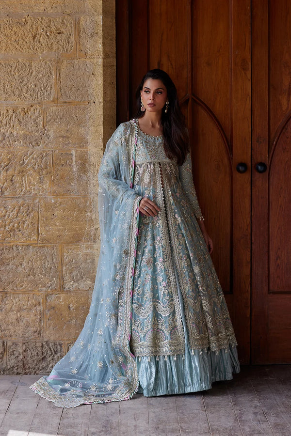 Afrozeh | DASTANGOI '26 | Ferozi Gown & Lehnga-Dastaan-e-Noor