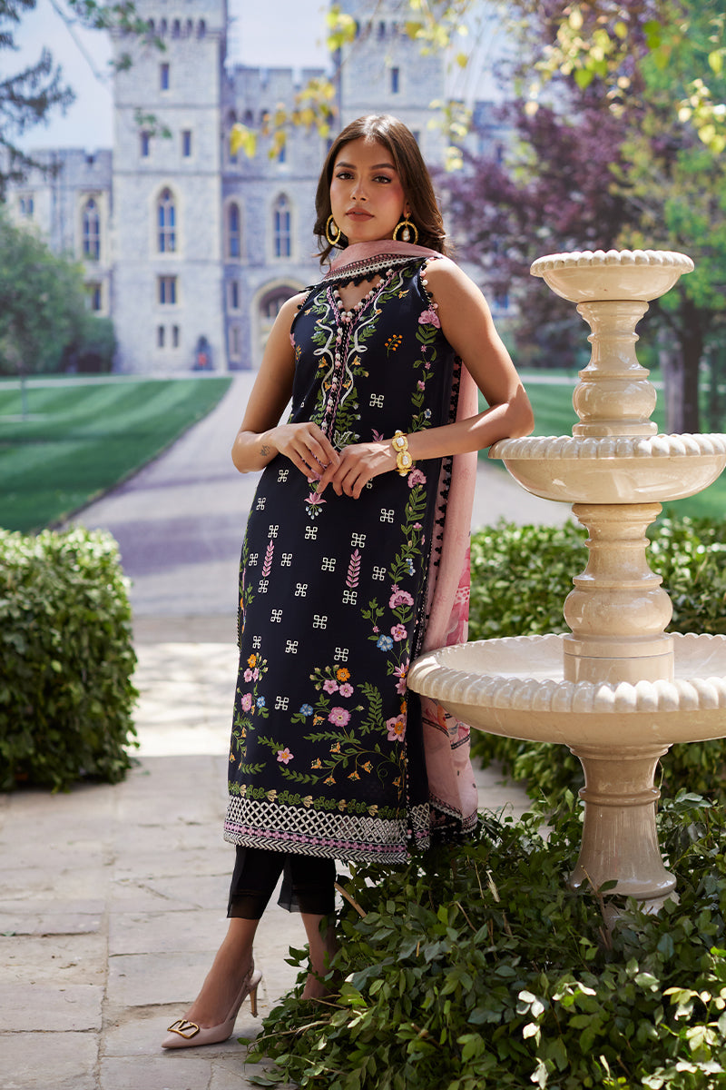 Mina Hassan | Chikankari Lawn 25 | Sasha - by - Libasekhas UK - Registered Vendor of : Mina Hasan - 100% Original Designer Dresss