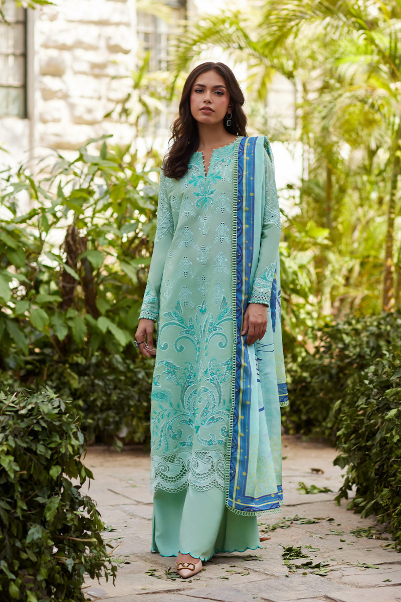 Mina Hassan | Chikankari Lawn 25 | Lina - by - Libasekhas UK - Registered Vendor of : Mina Hasan - 100% Original Designer Dresss