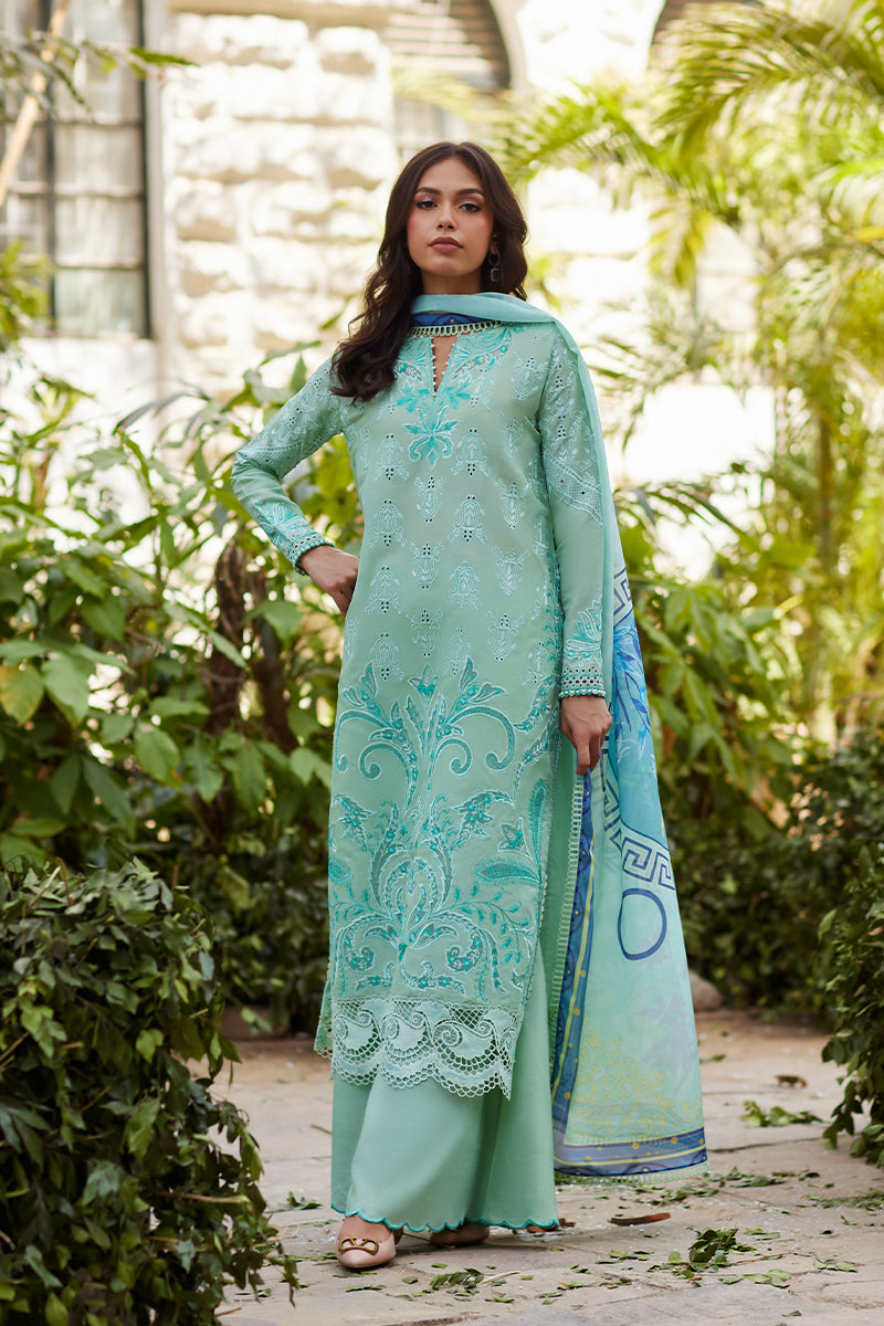 Mina Hassan | Chikankari Lawn 25 | Lina - by - Libasekhas UK - Registered Vendor of : Mina Hasan - 100% Original Designer Dresss