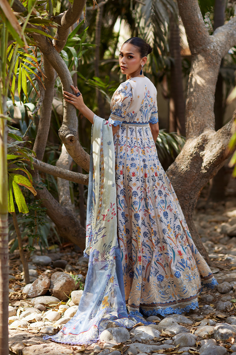 Mina Hassan | Chikankari Lawn 25 | Taara - by - Libasekhas UK - Registered Vendor of : Mina Hassan - 100% Original Designer Dresss