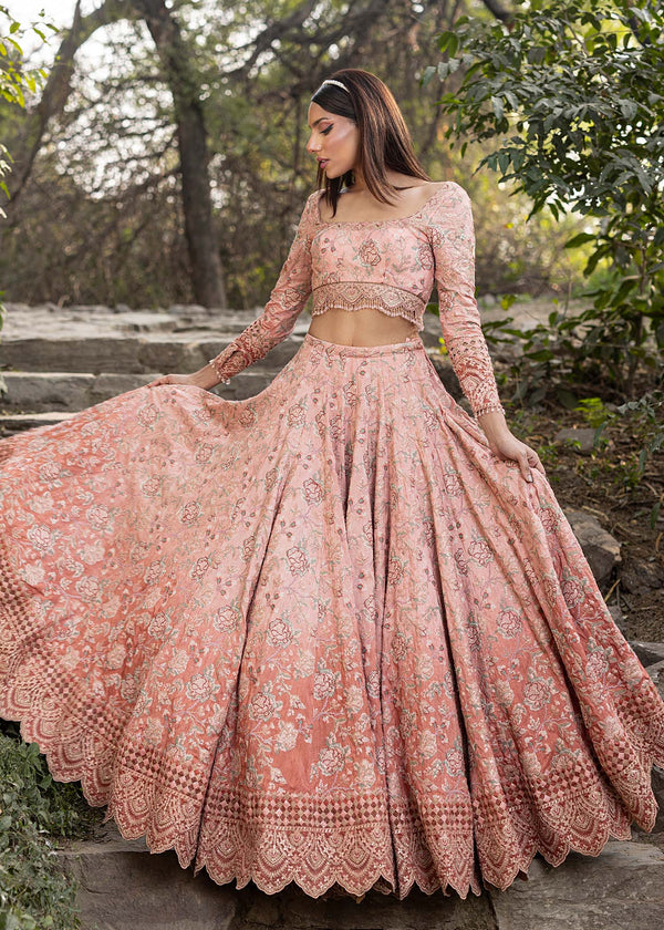 HSY | Summer Edit | Ballerina Pink - by Libasekhas UK - Registered Vendor of : HSY - 100% Original Designer Dress