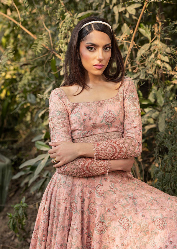 HSY | Summer Edit | Ballerina Pink - by Libasekhas UK - Registered Vendor of : HSY - 100% Original Designer Dress