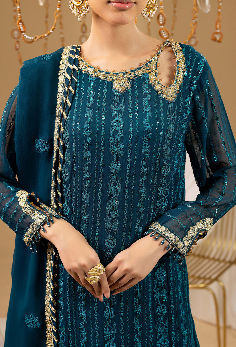 Adans Libas | Chiffon 25 | 7588 H - by Libasekhas UK - Registered Vendor of : Adans Libas - 100% Original Designer Dress