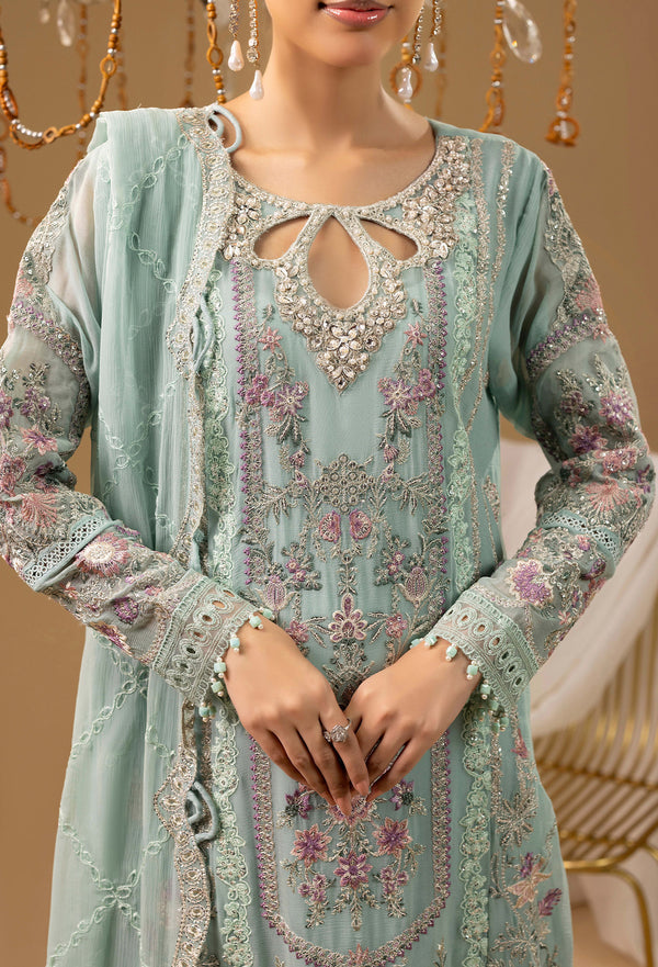 Adans Libas | Chiffon 25 | 7587 E - by Libasekhas UK - Registered Vendor of : Adans Libas - 100% Original Designer Dress