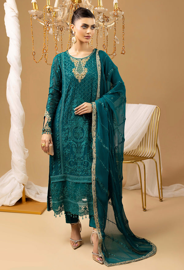 Adans Libas | Chiffon 25 | 7585 C - by Libasekhas UK - Registered Vendor of : Adans Libas - 100% Original Designer Dress