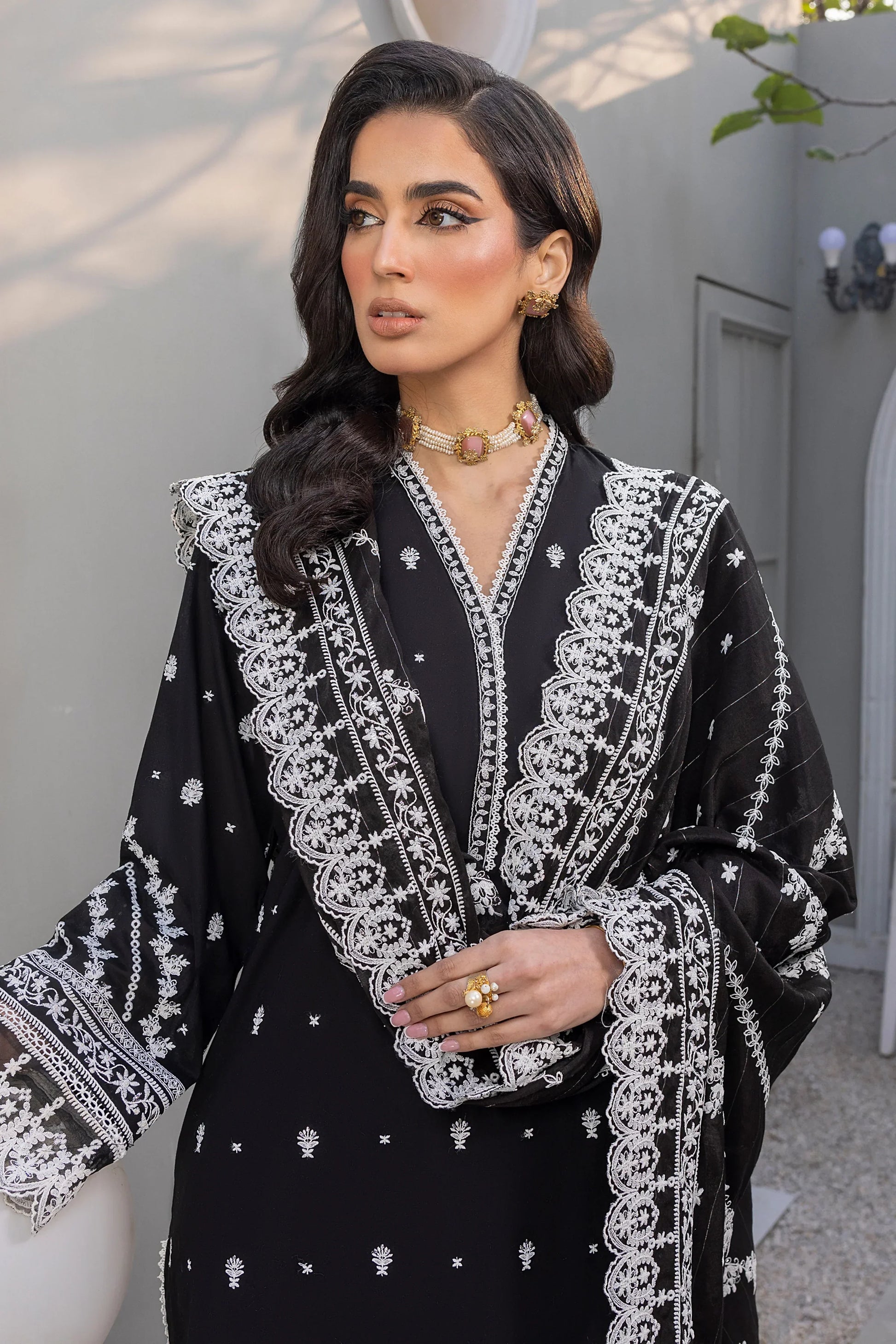 LSM | Embroidered Collection | 01 - by - Libasekhas UK - Registered Vendor of : LSM - 100% Original Designer Dresss