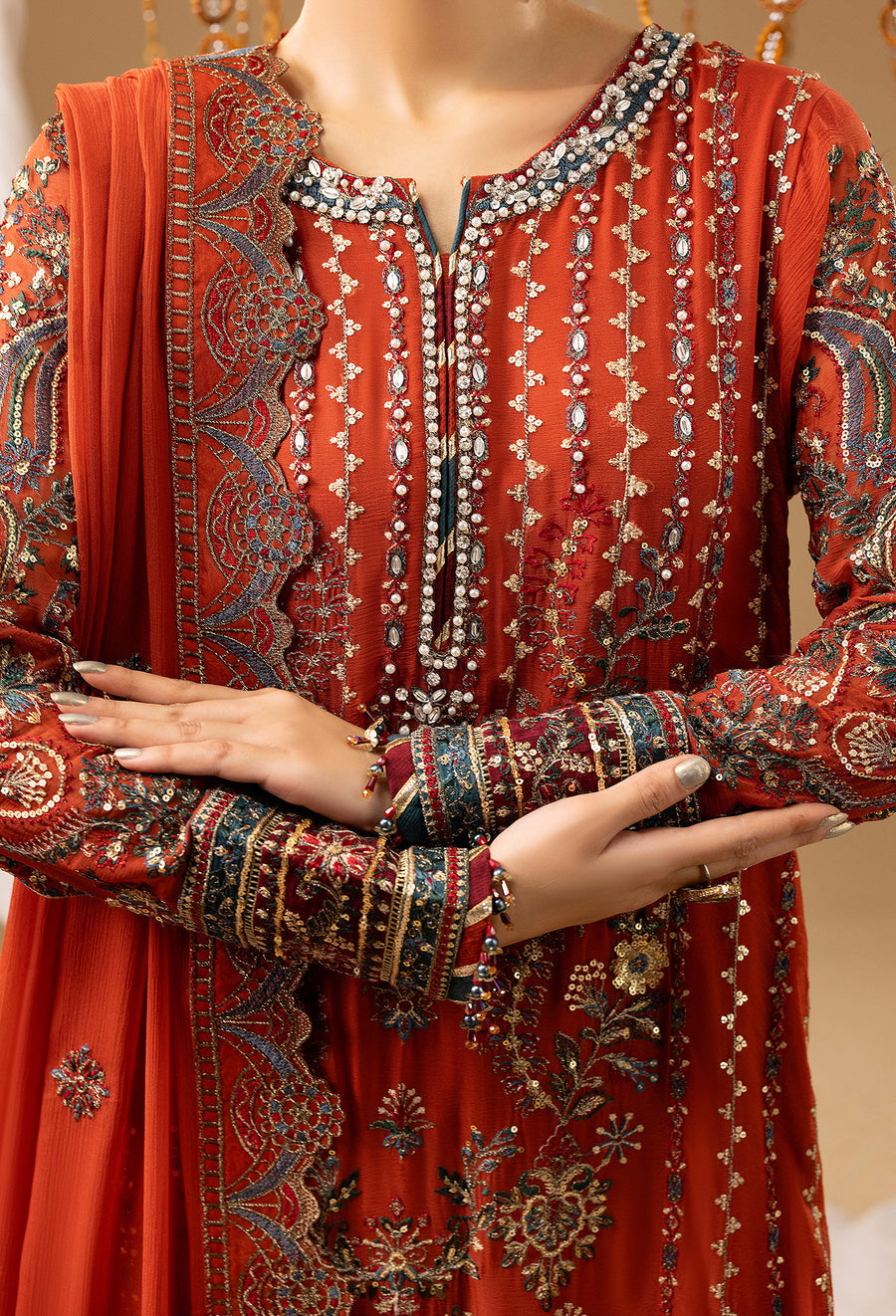 Adans Libas | Chiffon 25 | 7581 G - by Libasekhas UK - Registered Vendor of : Adans Libas - 100% Original Designer Dress