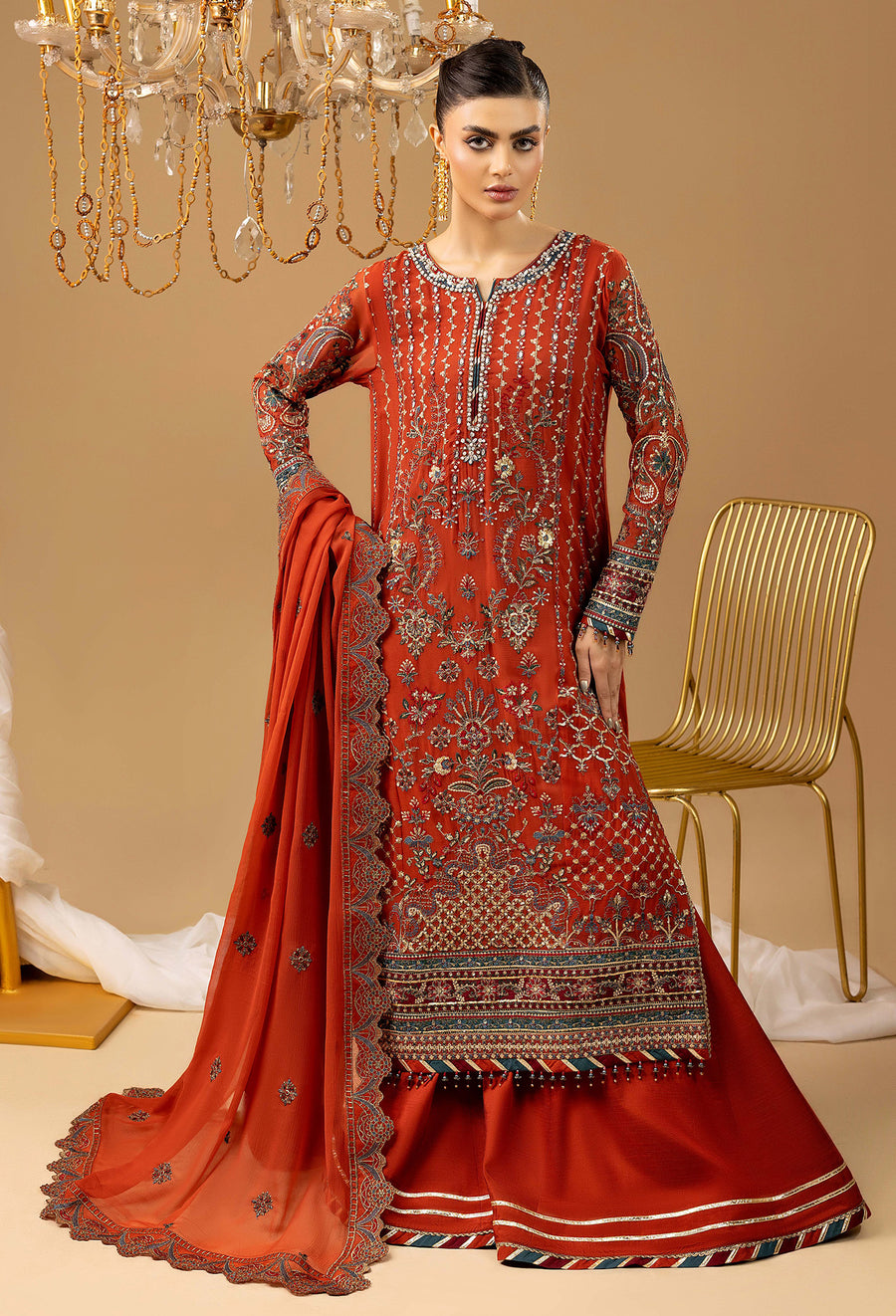 Adans Libas | Chiffon 25 | 7581 G - by Libasekhas UK - Registered Vendor of : Adans Libas - 100% Original Designer Dress