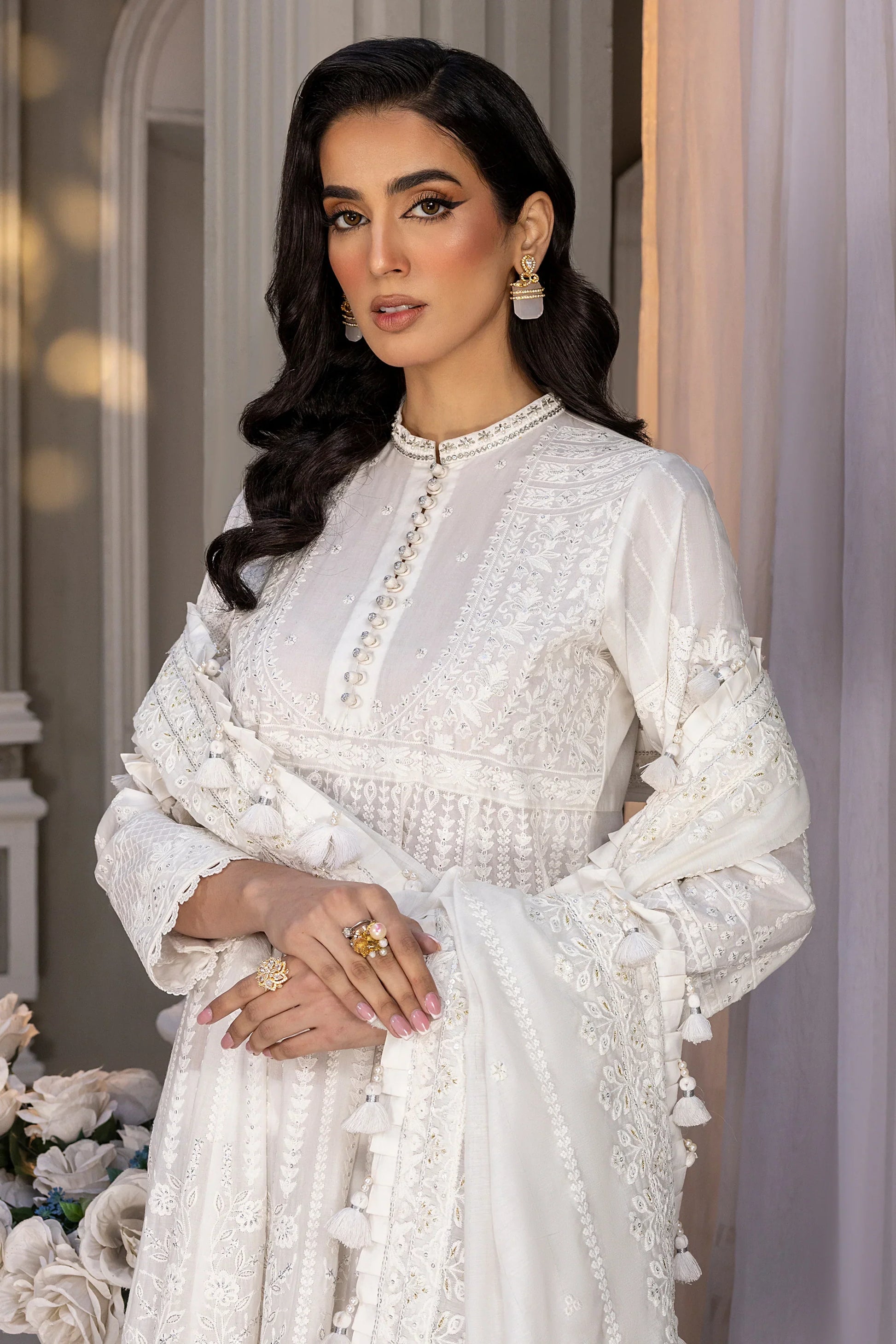 LSM | Embroidered Collection | 08 - by - Libasekhas UK - Registered Vendor of : LSM - 100% Original Designer Dresss