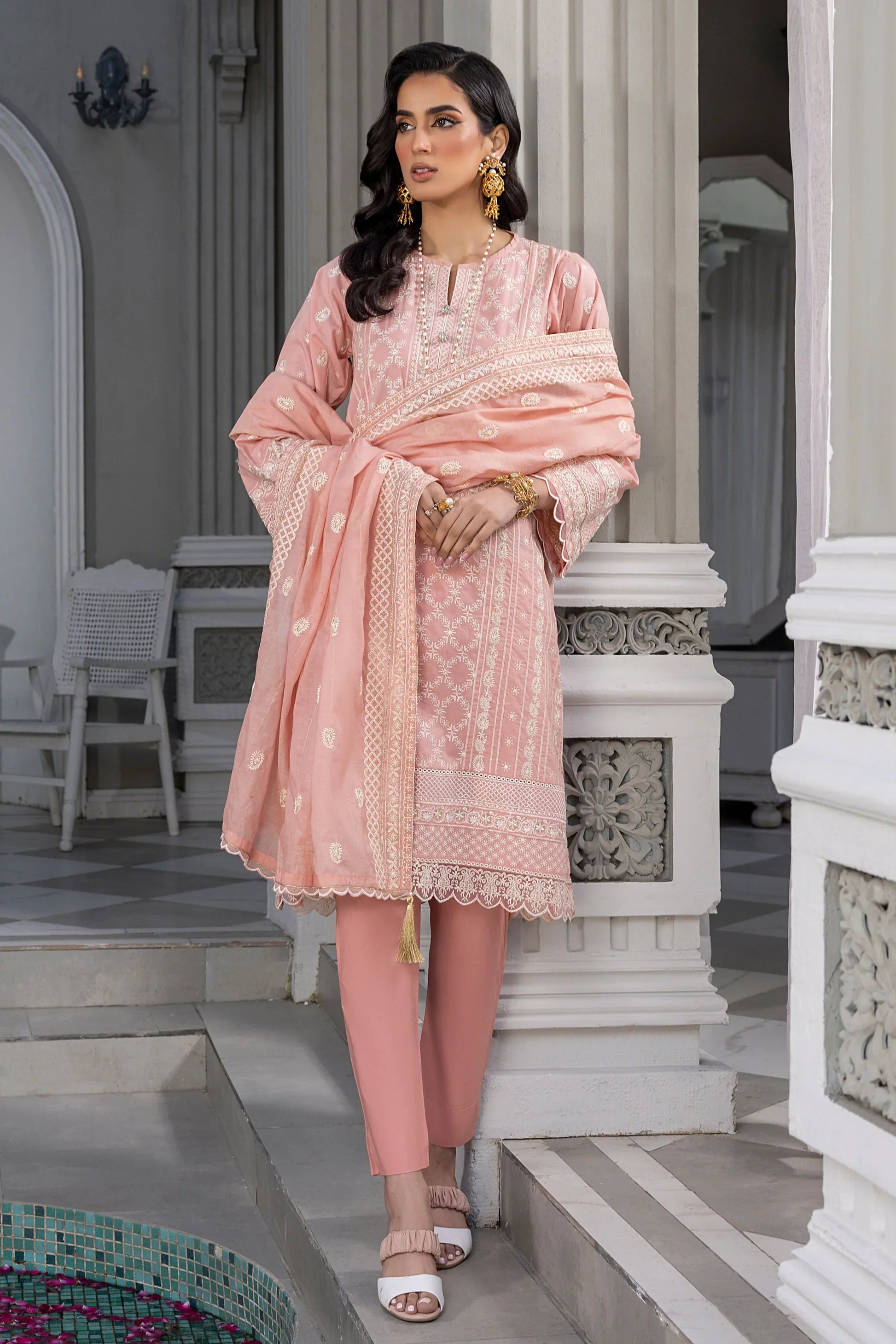 LSM | Embroidered Collection | 07 - by - Libasekhas UK - Registered Vendor of : LSM - 100% Original Designer Dresss