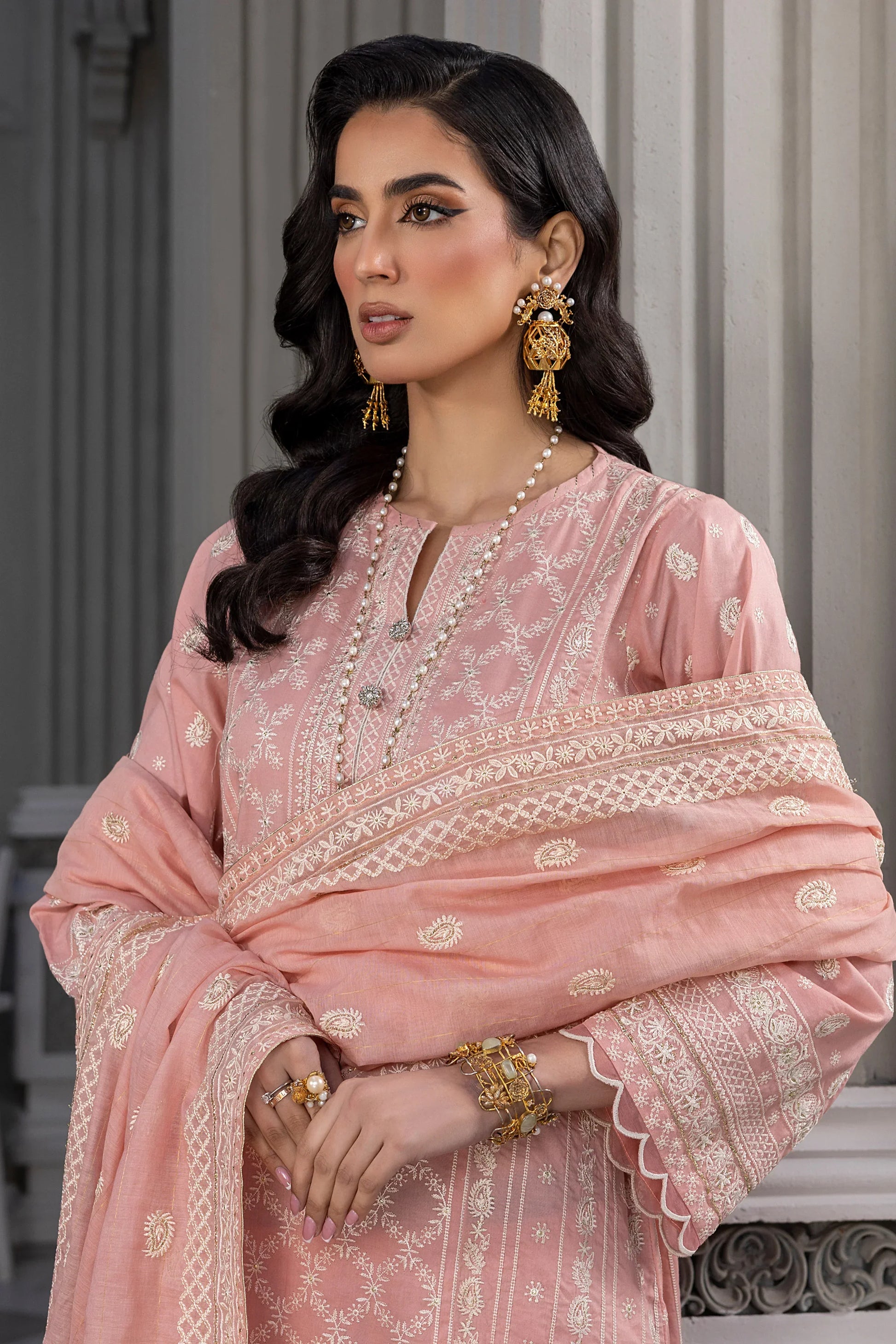 LSM | Embroidered Collection | 07 - by - Libasekhas UK - Registered Vendor of : LSM - 100% Original Designer Dresss
