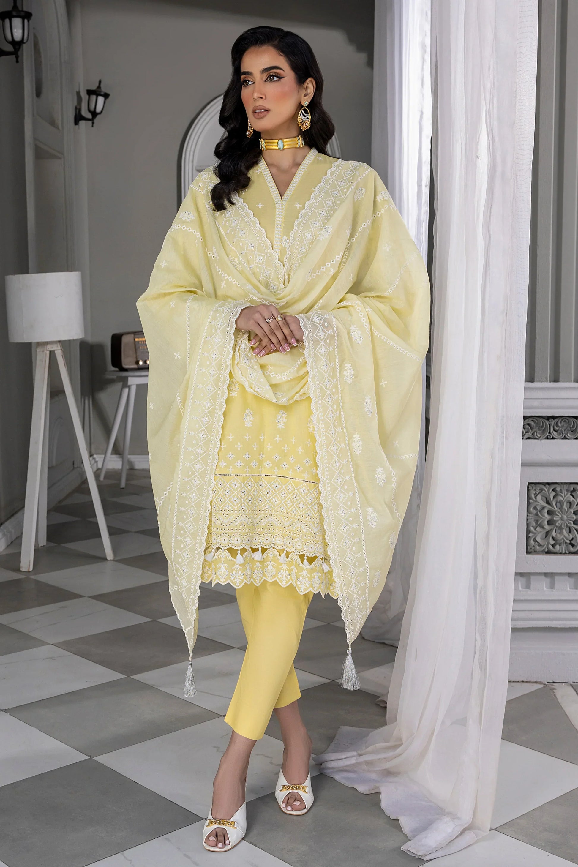 LSM | Embroidered Collection | 06 - by - Libasekhas UK - Registered Vendor of : LSM - 100% Original Designer Dresss