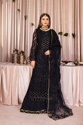 Emaan Adeel | Romansiyyah Luxury Formals 23 | RM-07 BLACK SWAN - by - Libasekhas UK - Registered Vendor of : Emaan Adeel - 100% Original Designer Dresss
