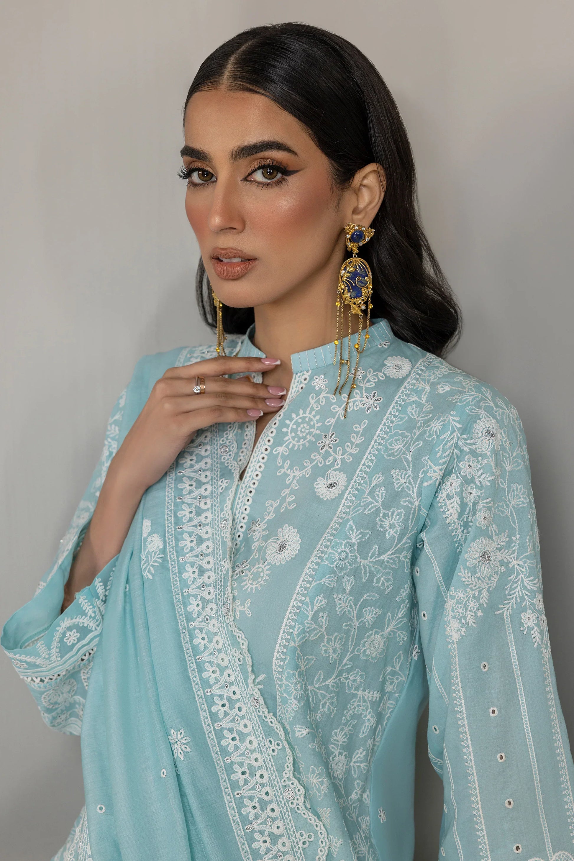 LSM | Embroidered Collection | 04 - by - Libasekhas UK - Registered Vendor of : LSM - 100% Original Designer Dresss