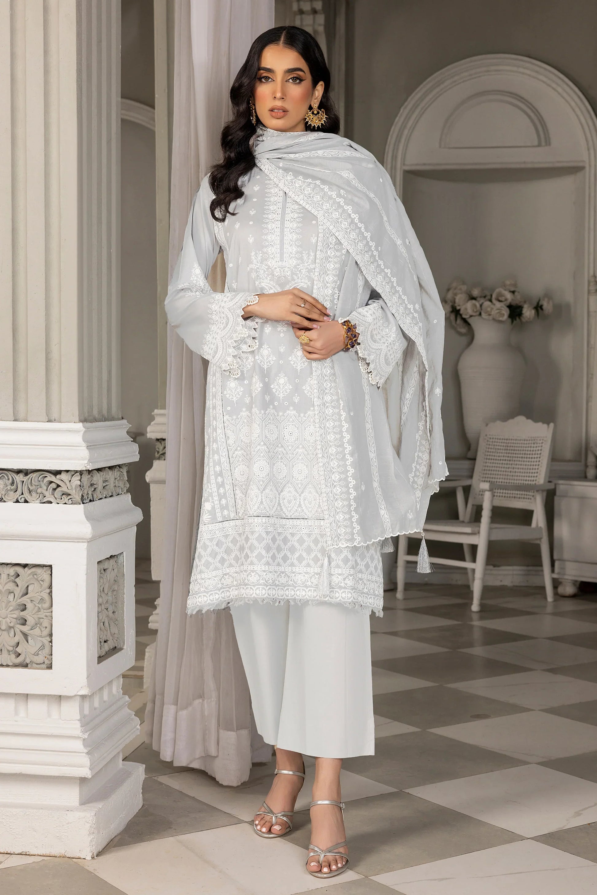 LSM | Embroidered Collection | 03 - by - Libasekhas UK - Registered Vendor of : LSM - 100% Original Designer Dresss