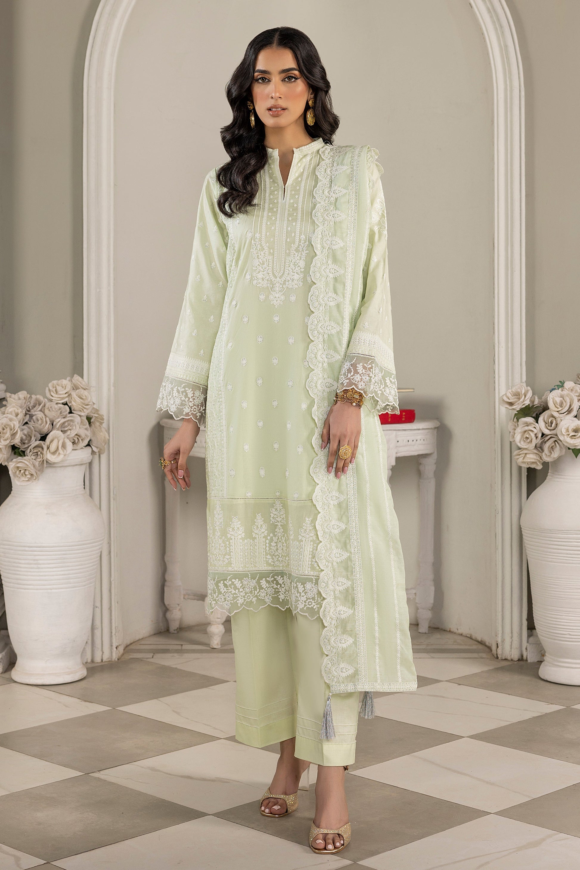 LSM | Embroidered Collection | 02 - by - Libasekhas UK - Registered Vendor of : LSM - 100% Original Designer Dresss