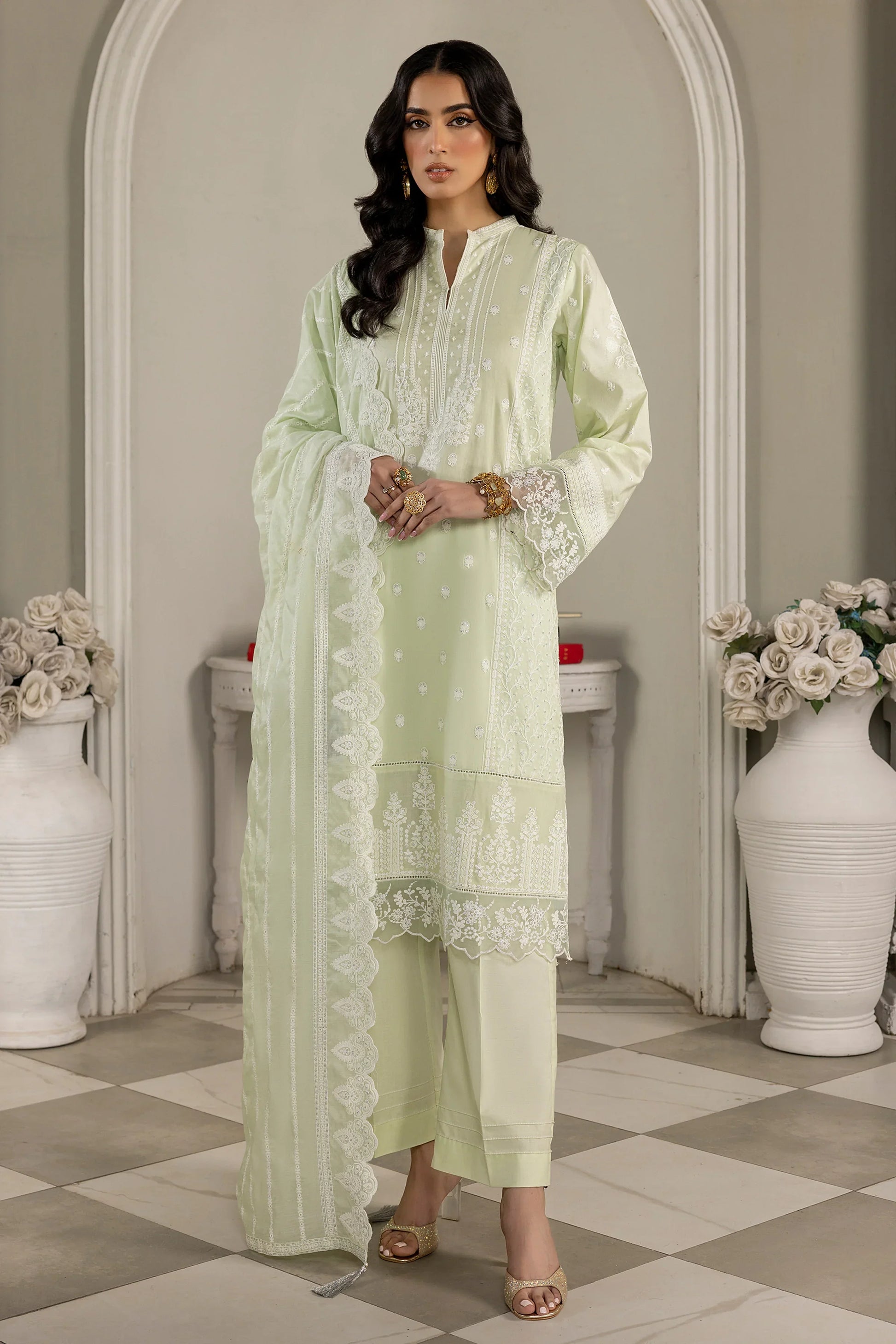 LSM | Embroidered Collection | 02 - by - Libasekhas UK - Registered Vendor of : LSM - 100% Original Designer Dresss