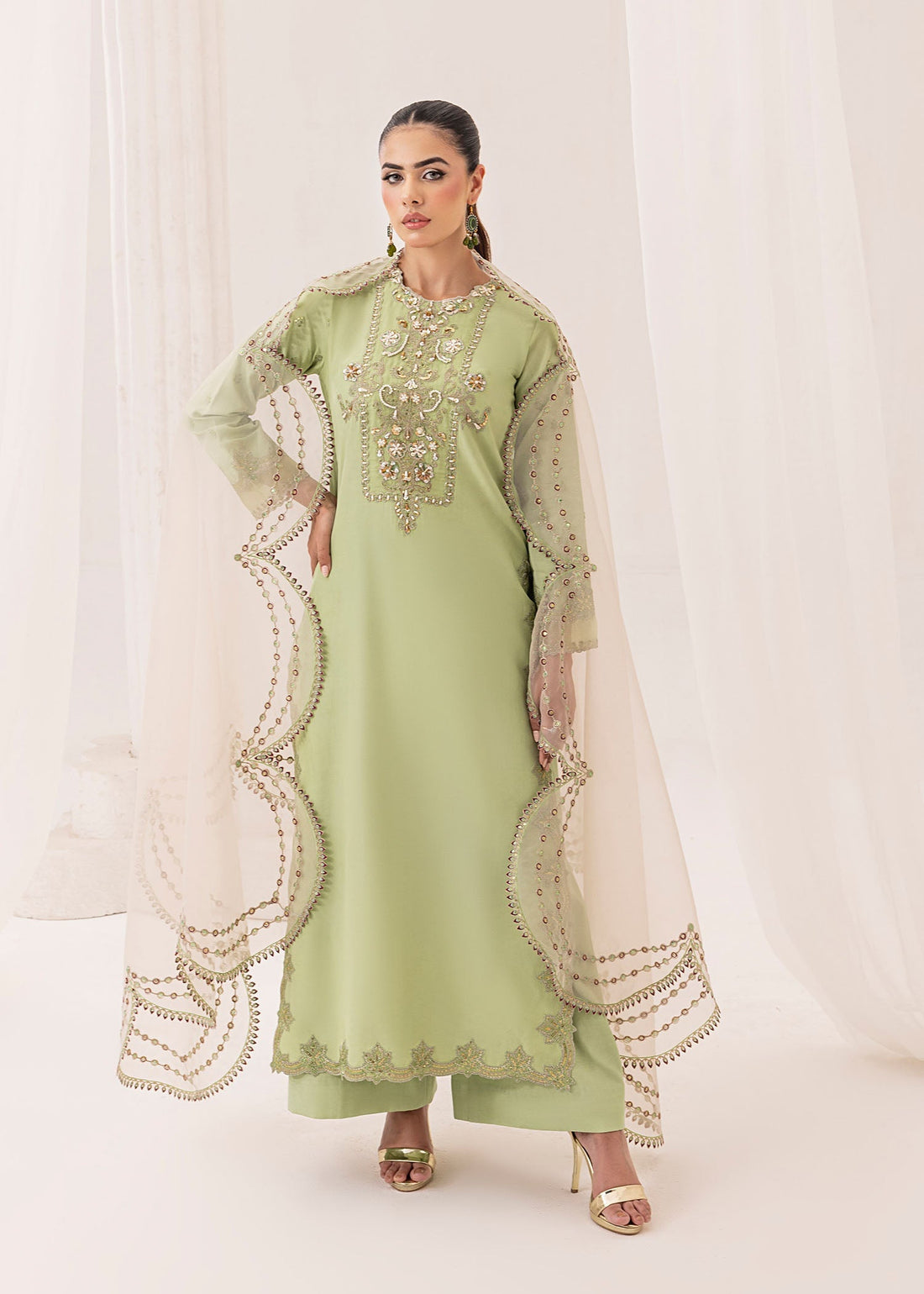 Jamnii | Silk Ivy | Serene - by - Libasekhas UK - Registered Vendor of : Jamnii - 100% Original Designer Dresss