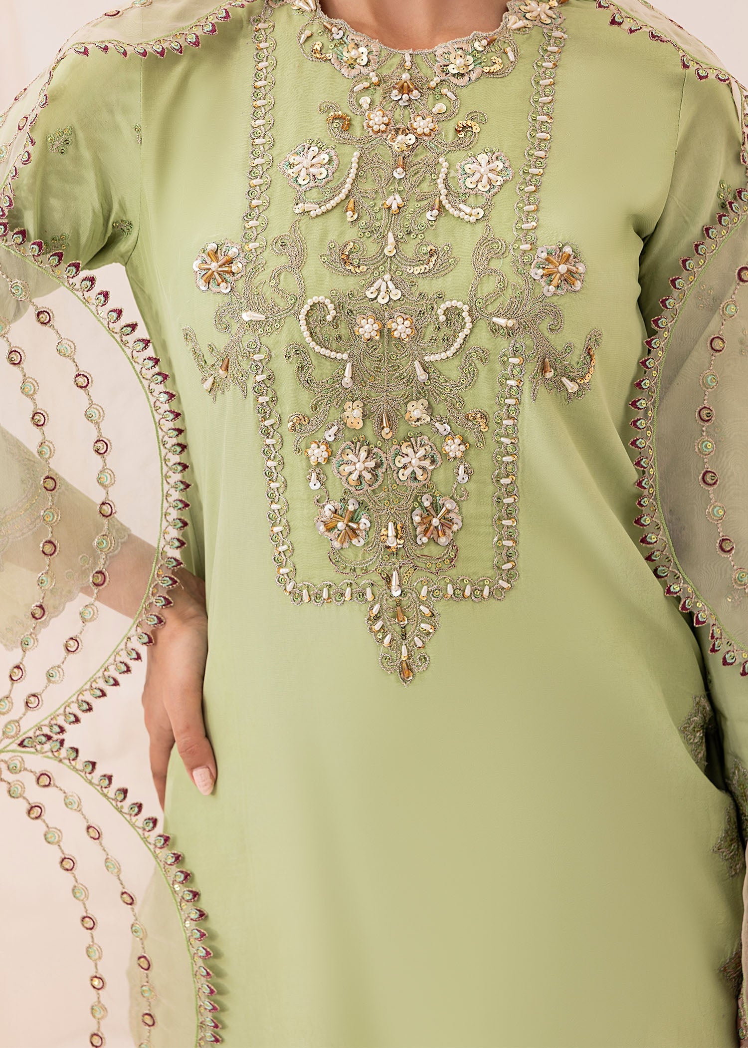 Jamnii | Silk Ivy | Serene - by - Libasekhas UK - Registered Vendor of : Jamnii - 100% Original Designer Dresss