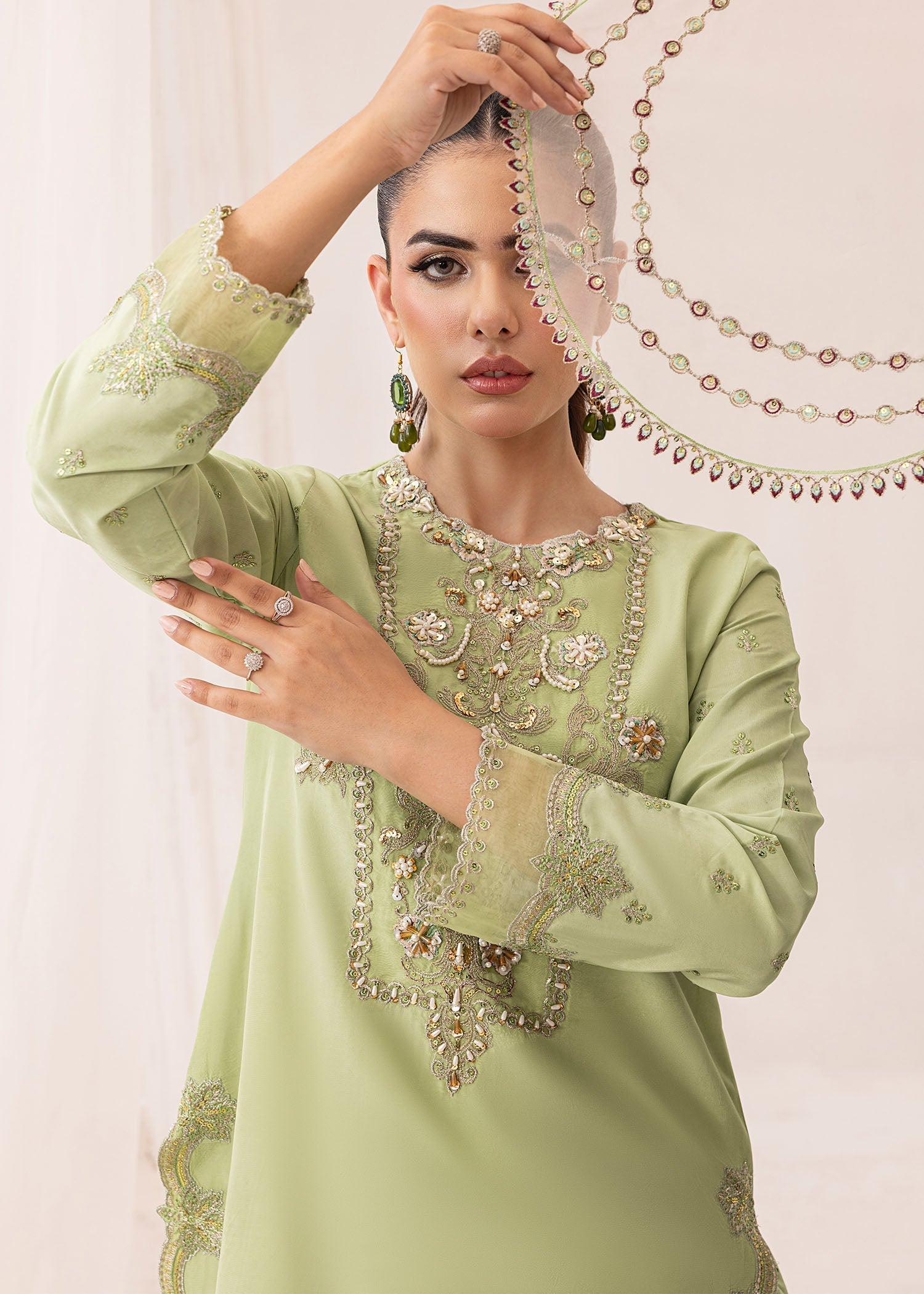 Jamnii | Silk Ivy | Serene - by - Libasekhas UK - Registered Vendor of : Jamnii - 100% Original Designer Dresss
