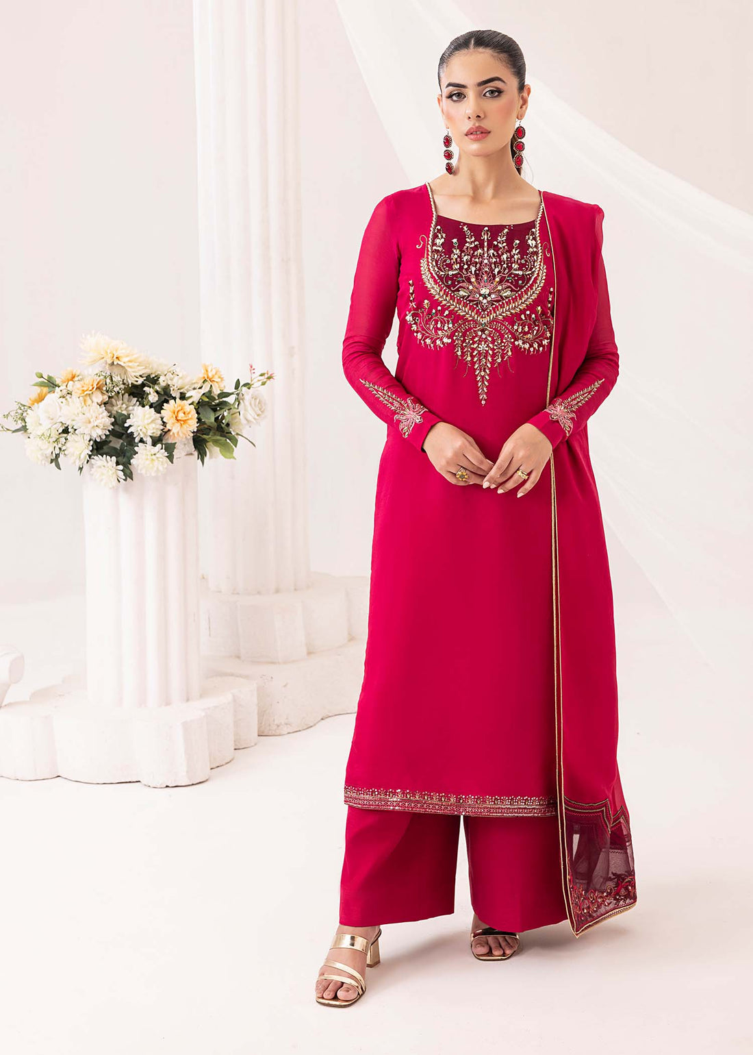 Jamnii | Silk Ivy | Muse - by - Libasekhas UK - Registered Vendor of : Jamnii - 100% Original Designer Dresss