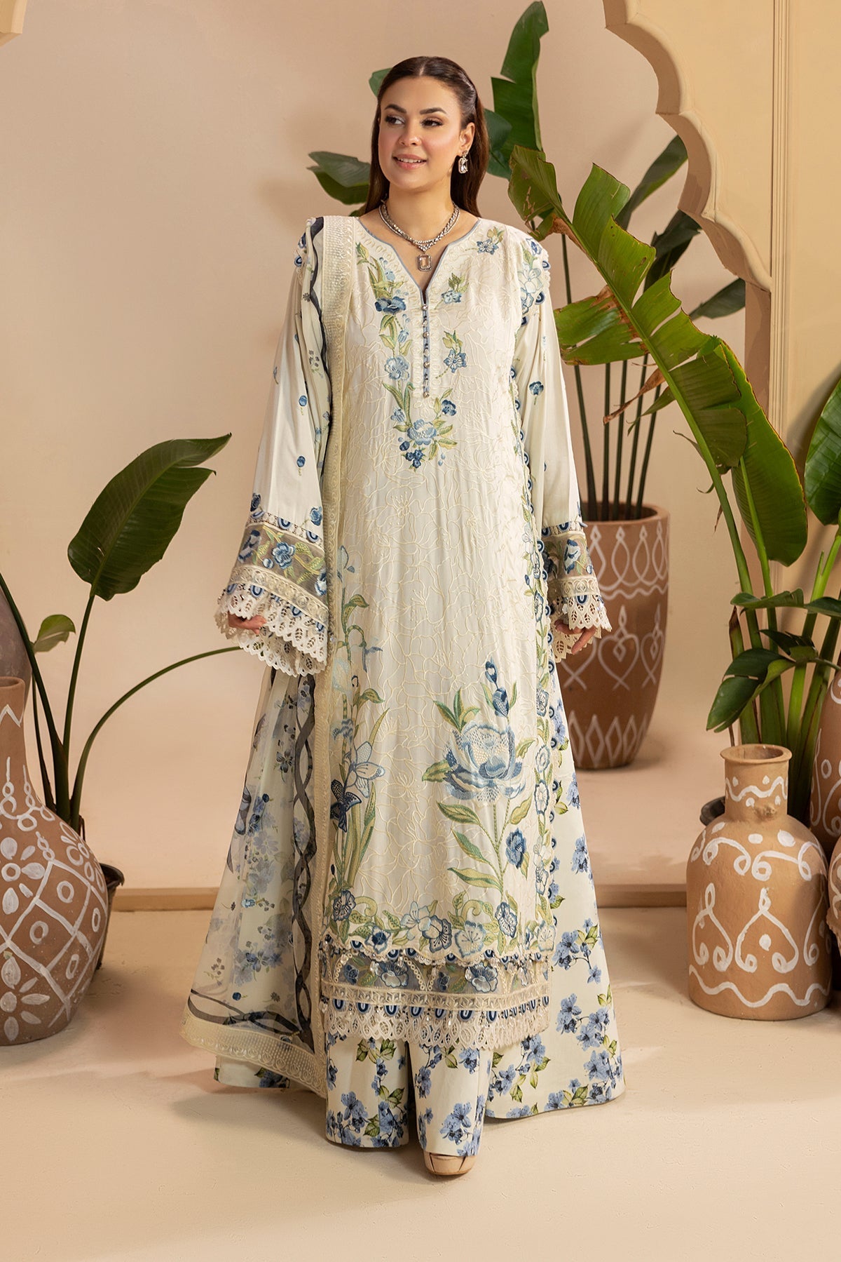 Raeesa Premium | Gulkar Viscose | GK-02 - by Libasekhas UK - Registered Vendor of : Raeesa Premium - 100% Original Designer Dress