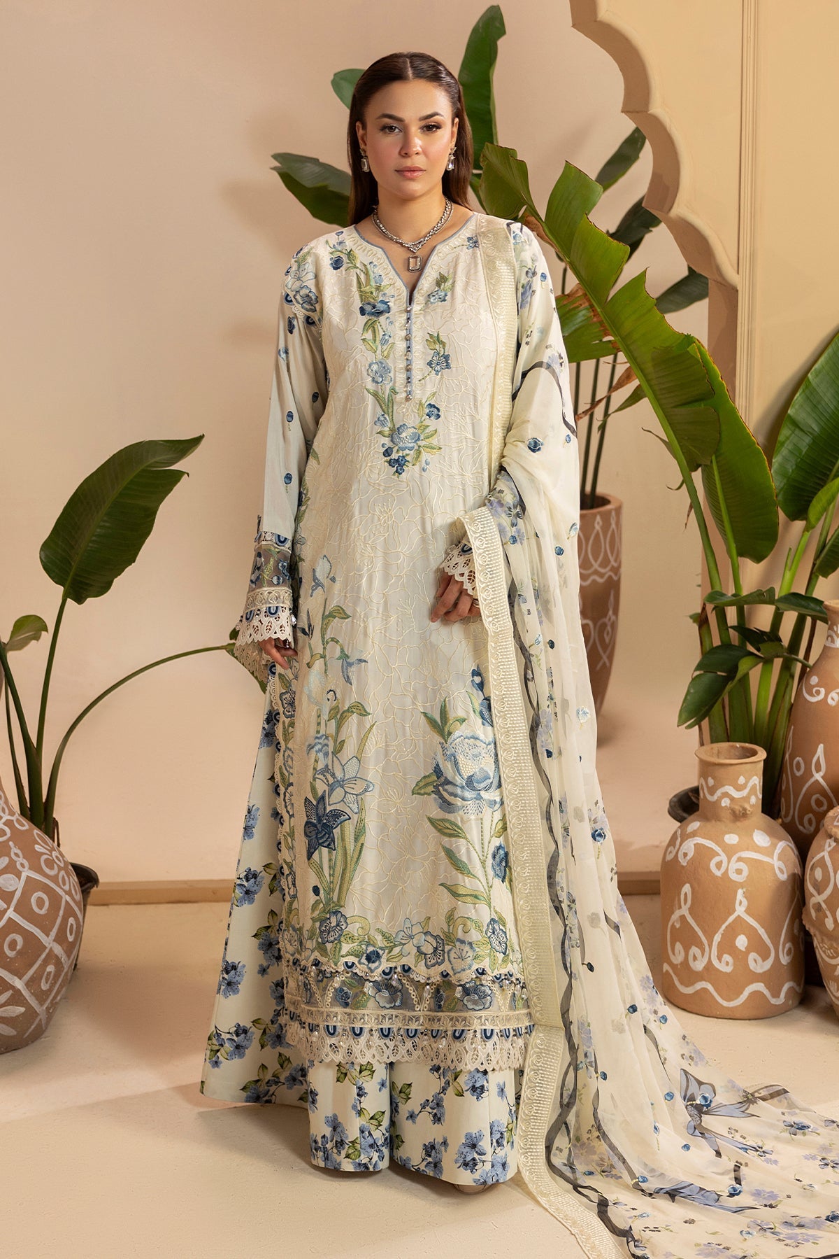 Raeesa Premium | Gulkar Viscose | GK-02 - by Libasekhas UK - Registered Vendor of : Raeesa Premium - 100% Original Designer Dress