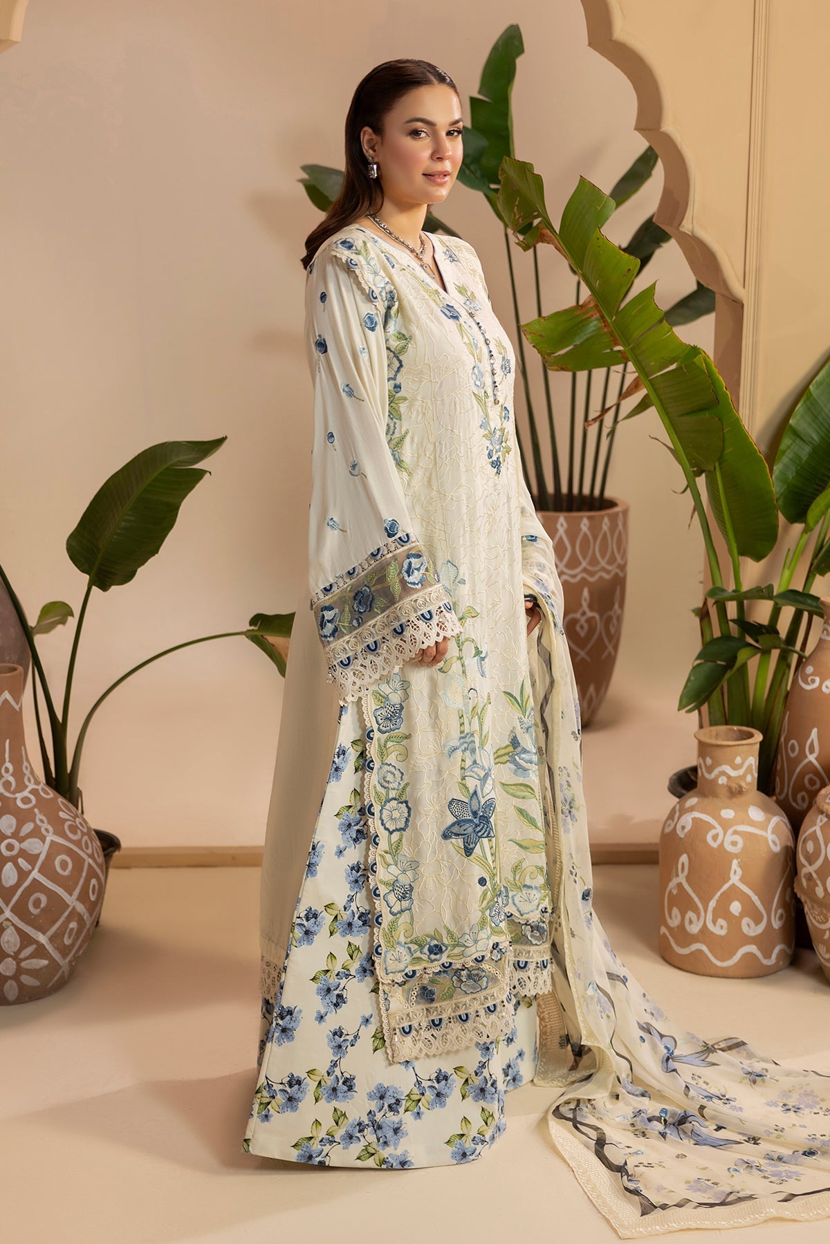Raeesa Premium | Gulkar Viscose | GK-02 - by Libasekhas UK - Registered Vendor of : Raeesa Premium - 100% Original Designer Dress