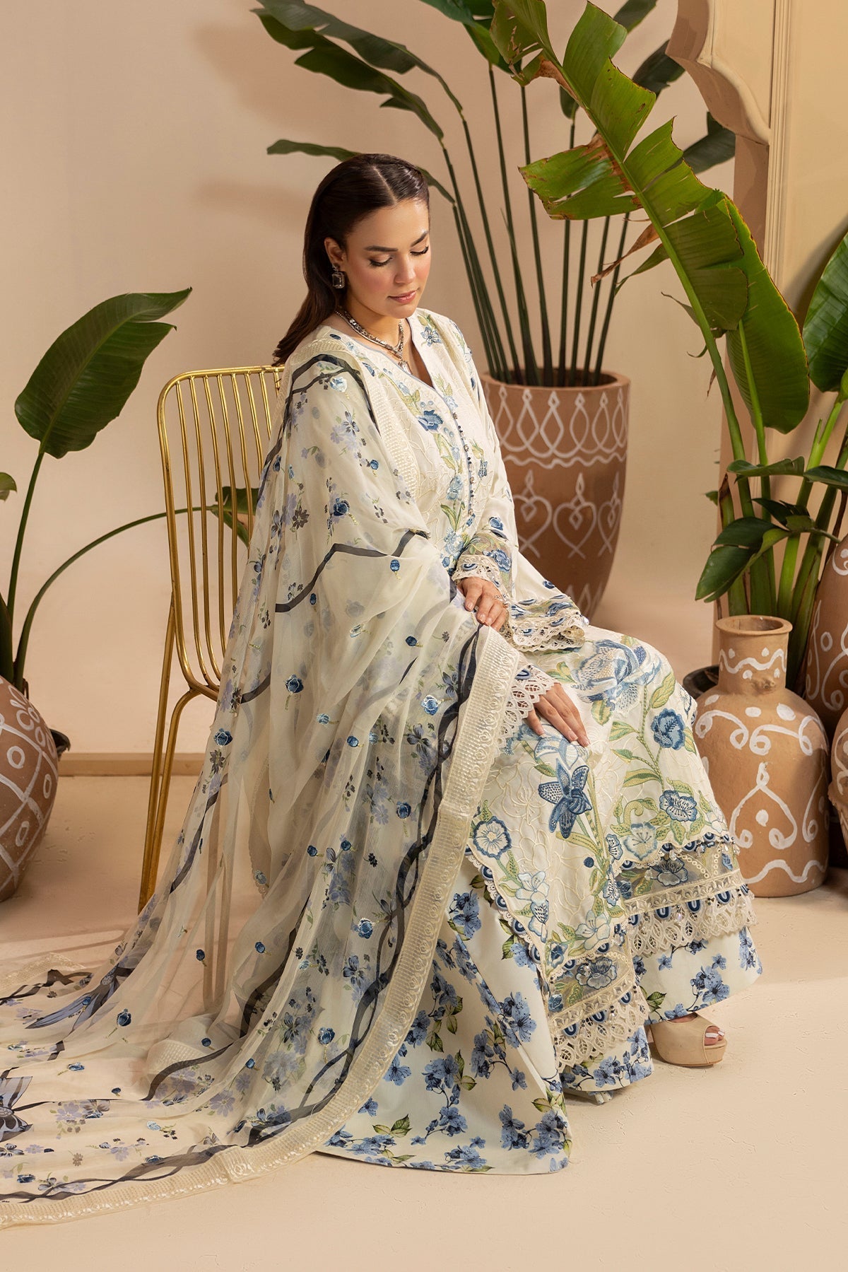 Raeesa Premium | Gulkar Viscose | GK-02 - by Libasekhas UK - Registered Vendor of : Raeesa Premium - 100% Original Designer Dress